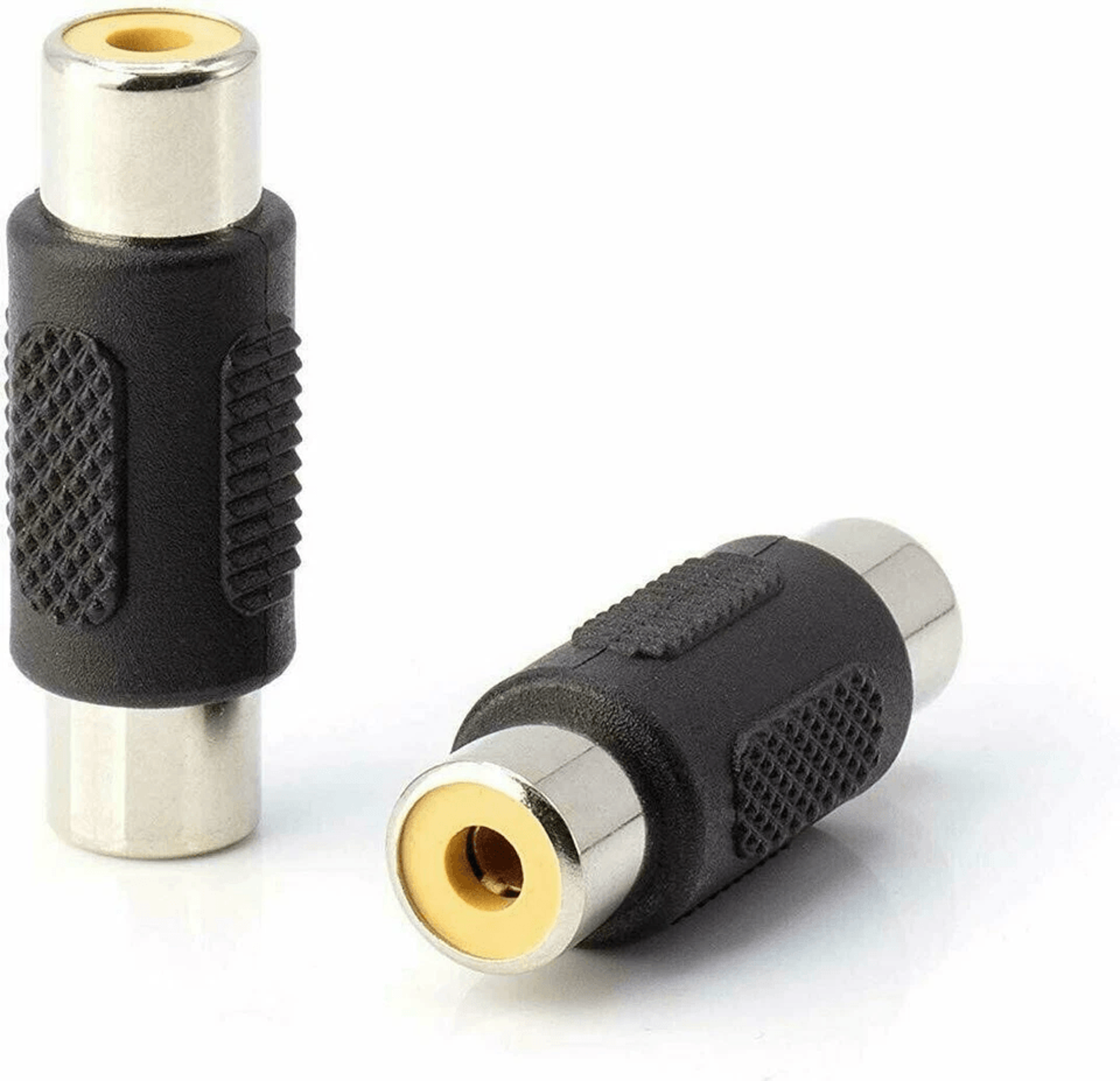 RCA Female To Female Coupler Adapter For AV Audio Video Cable Extension 8