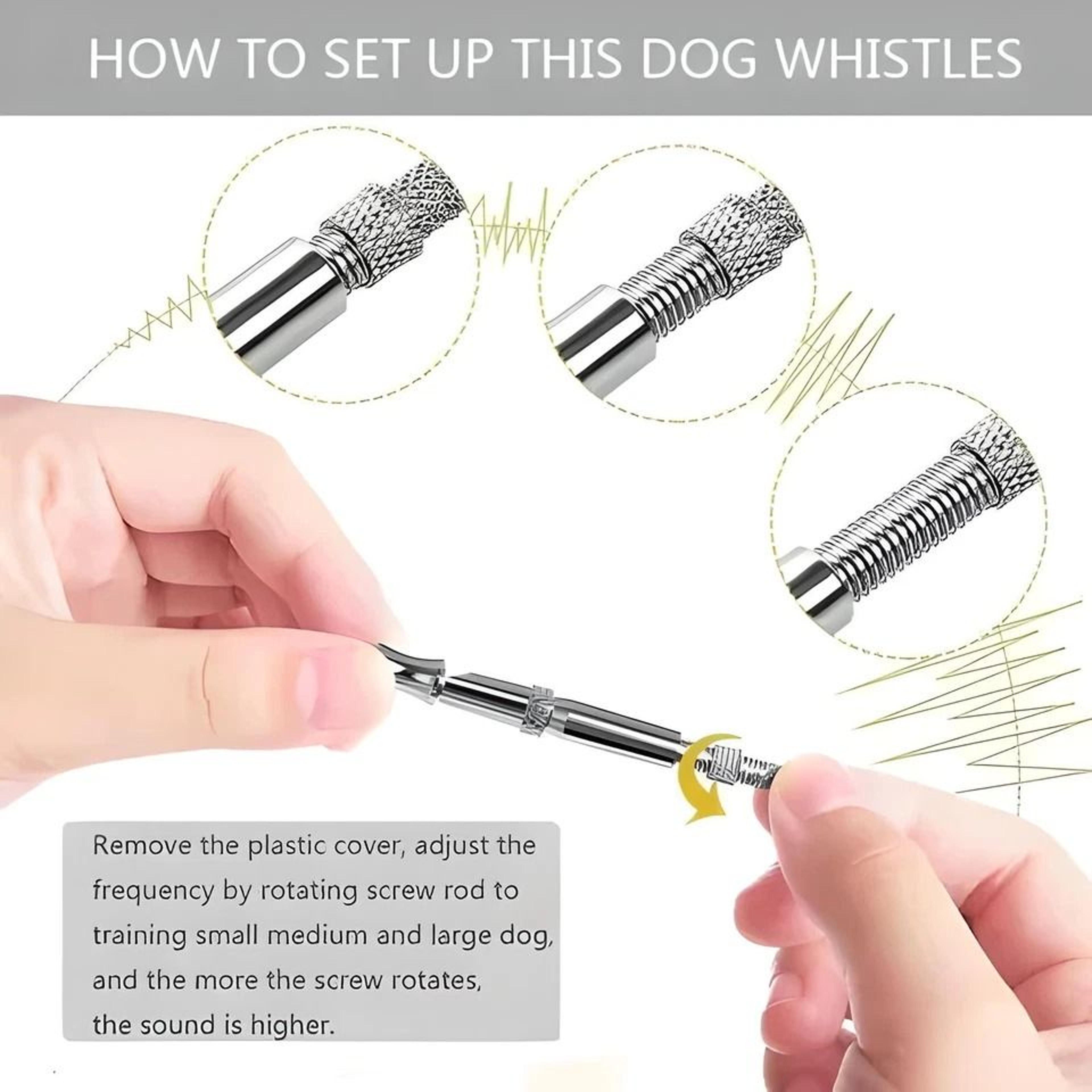 Ultrasonic Dog Whistle For Recall Training And Bark Control 1