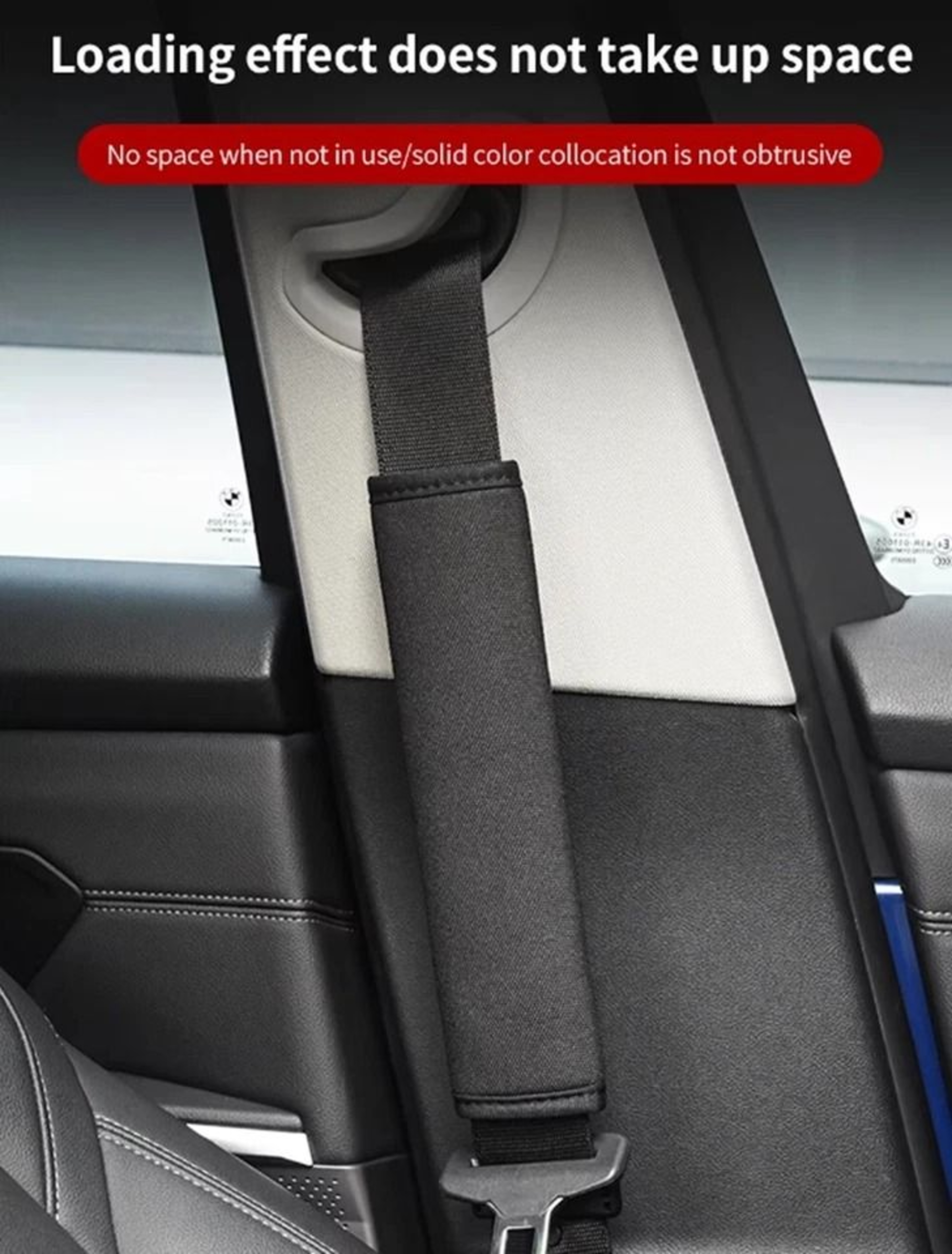 Universal Seat Belt Covers Soft Shoulder Pad Strap Protectors For Car Comfort 4