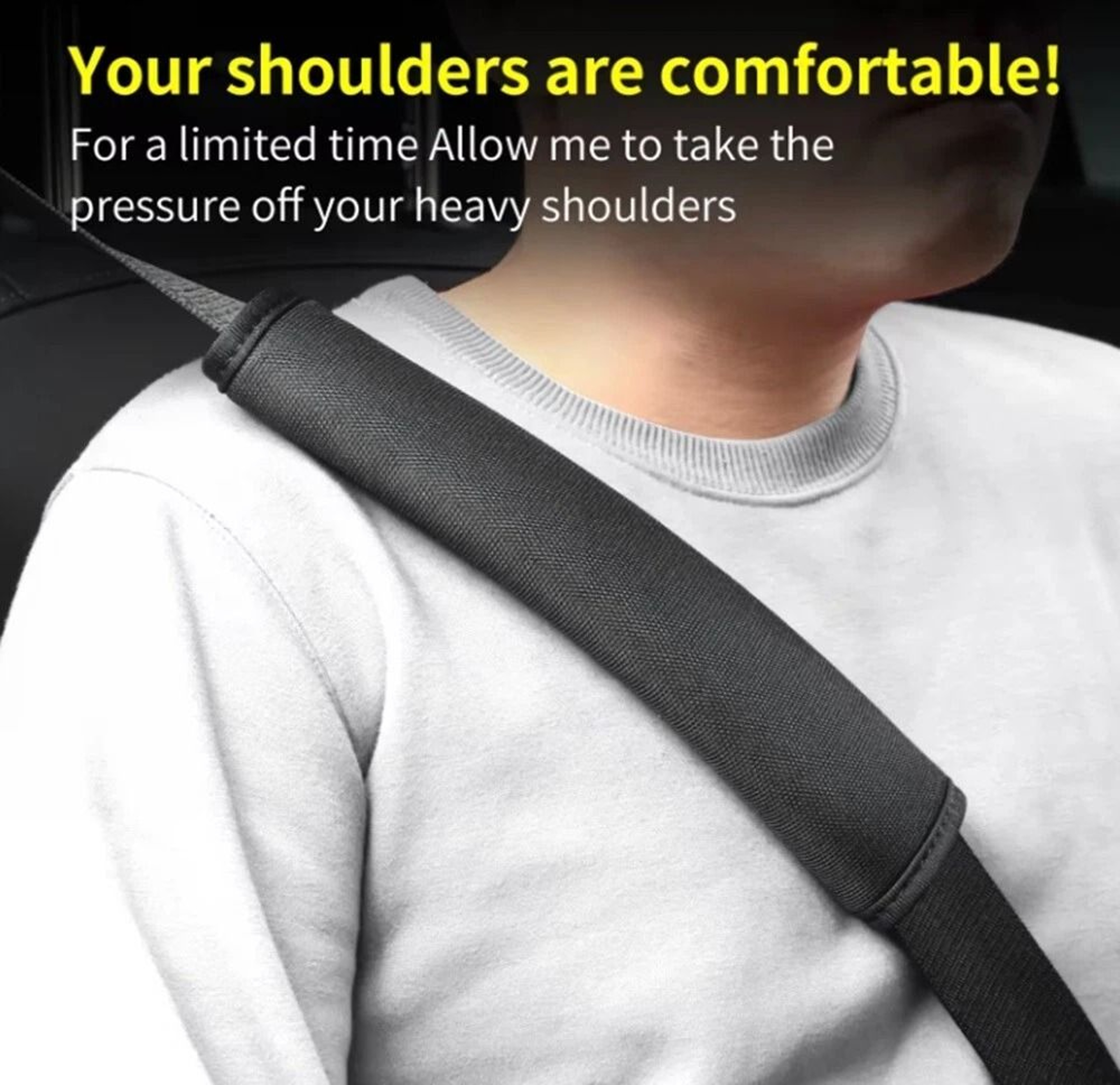 Universal Seat Belt Covers Soft Shoulder Pad Strap Protectors For Car Comfort 7