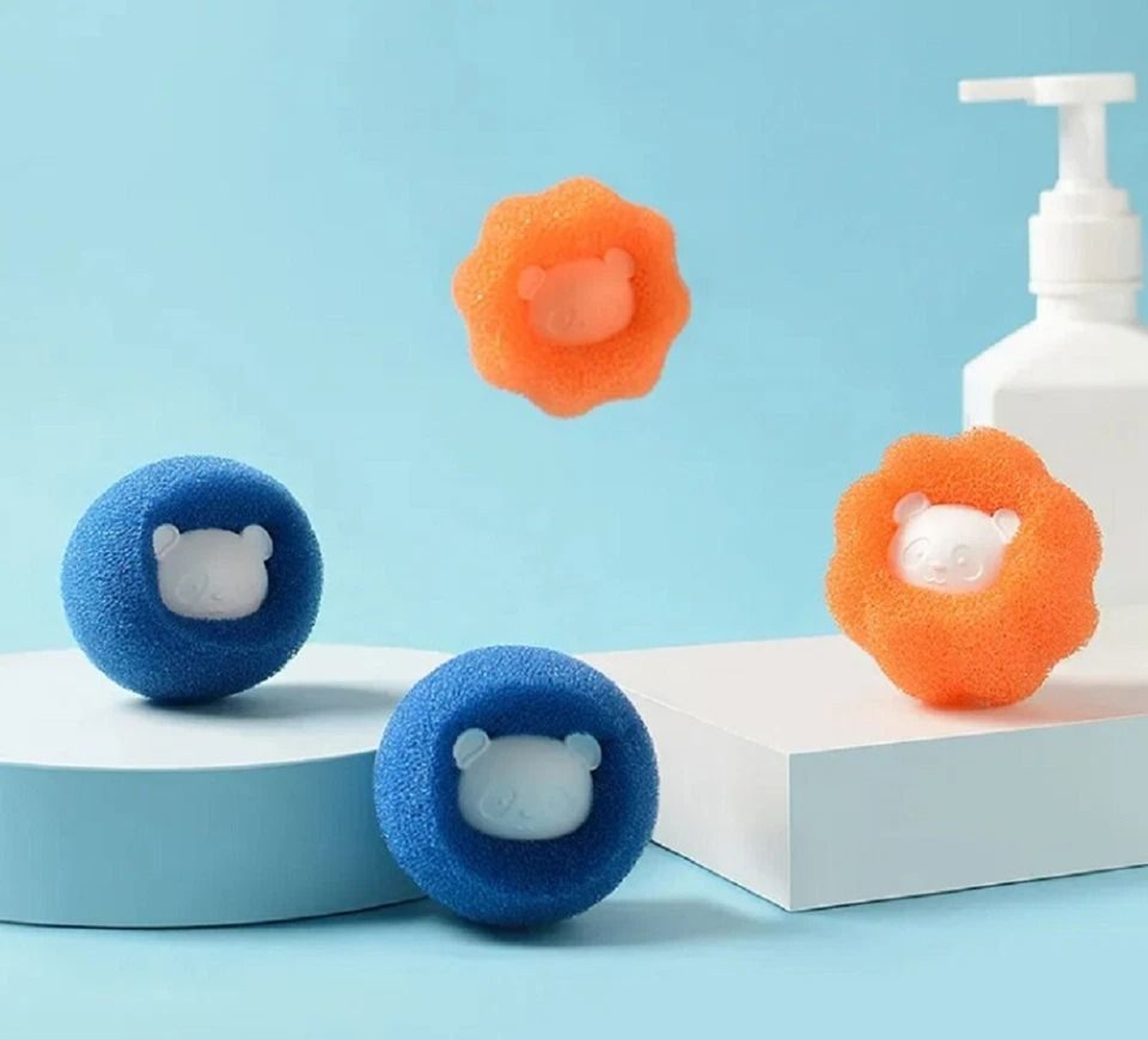 Laundry Pet Hair Remover Balls Reusable Lint Catcher For Washer  Dryer 2