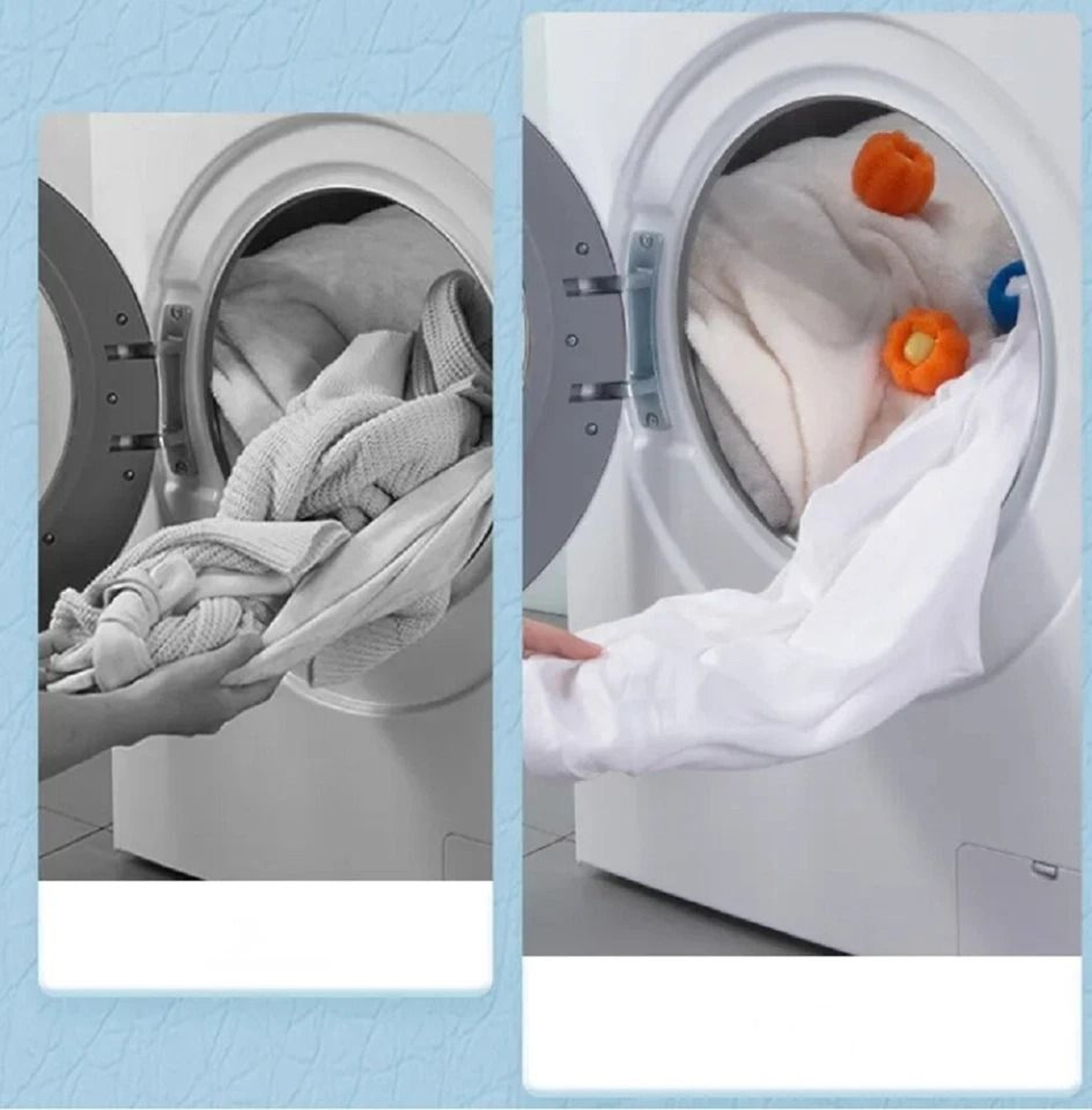 Laundry Pet Hair Remover Balls Reusable Lint Catcher For Washer  Dryer 5