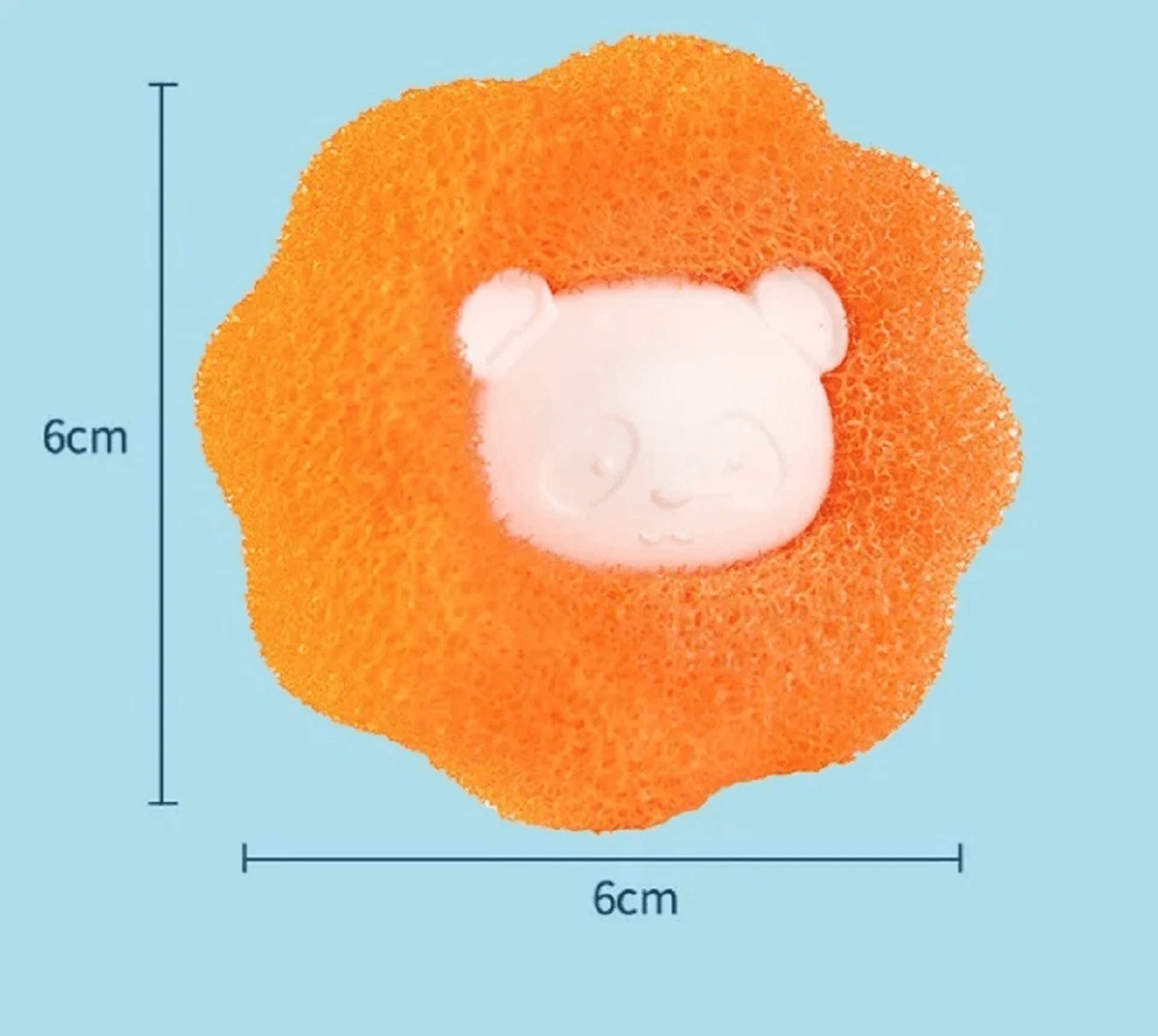 Laundry Pet Hair Remover Balls Reusable Lint Catcher For Washer  Dryer 6
