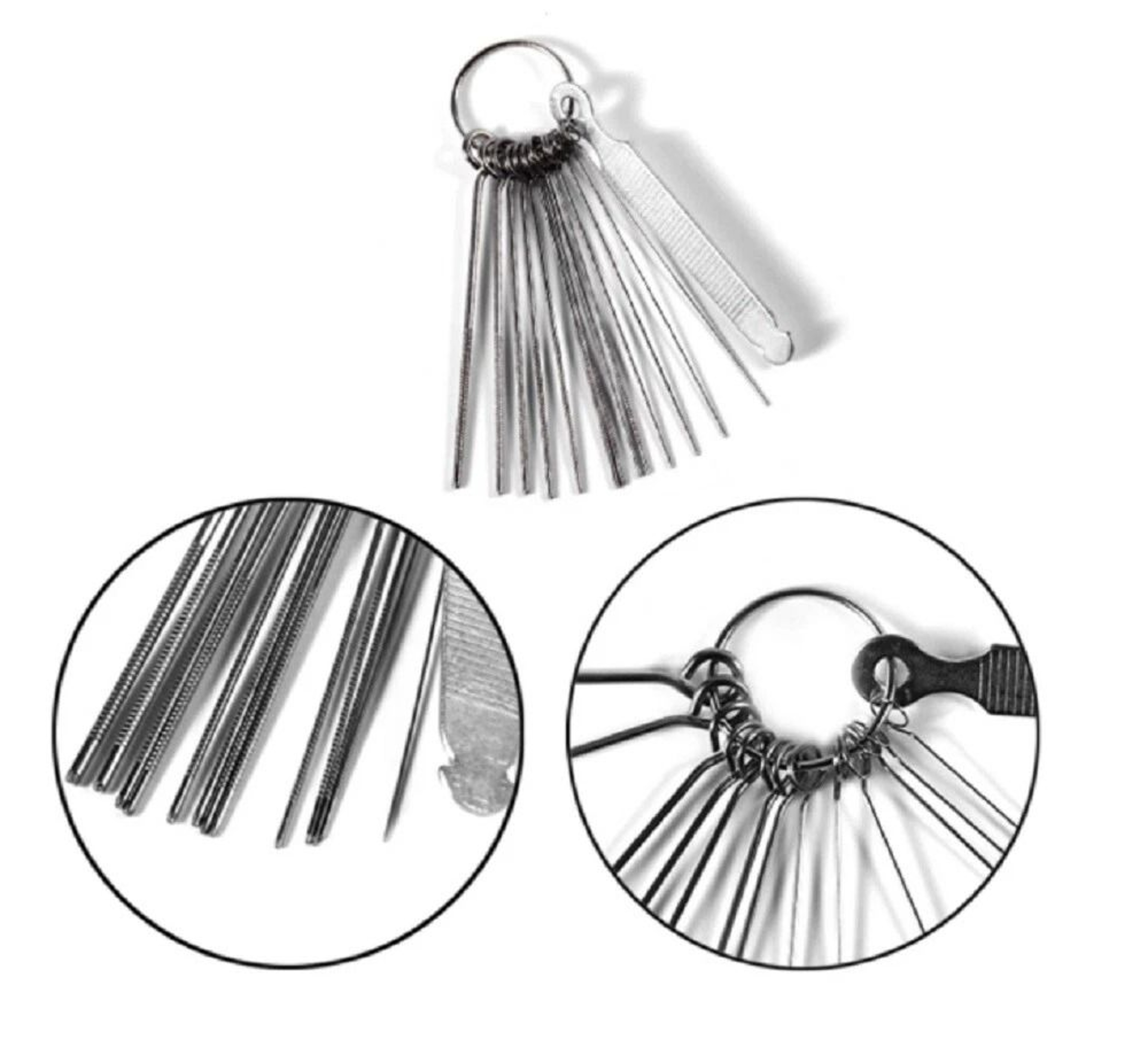 Guitar Nut Slotting File Kit For Precision String Slot Repair Luthier Saw File Set 5