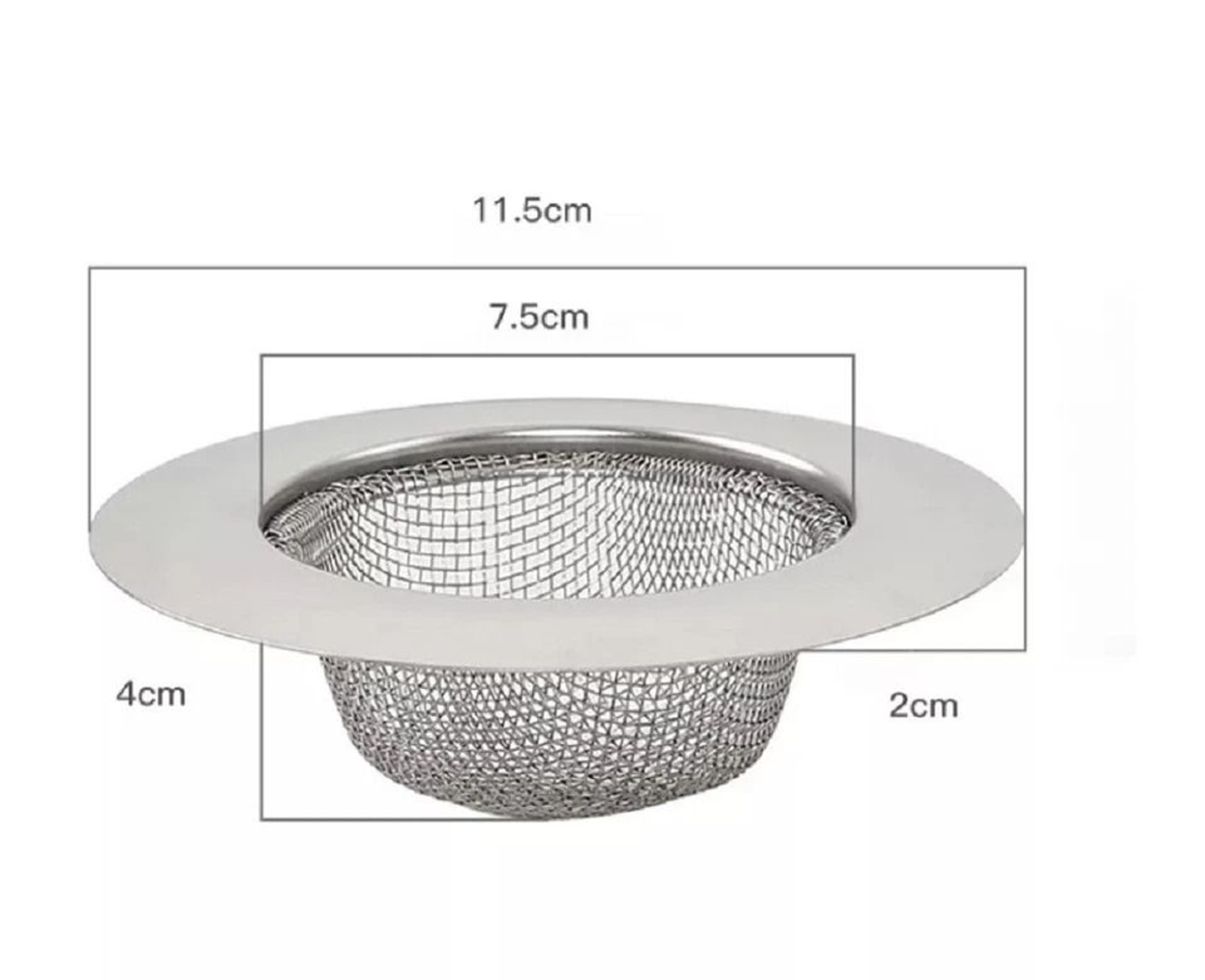 Stainless Steel Sink Strainer Set Kitchen Drain Catcher For Effortless CleanUp 10