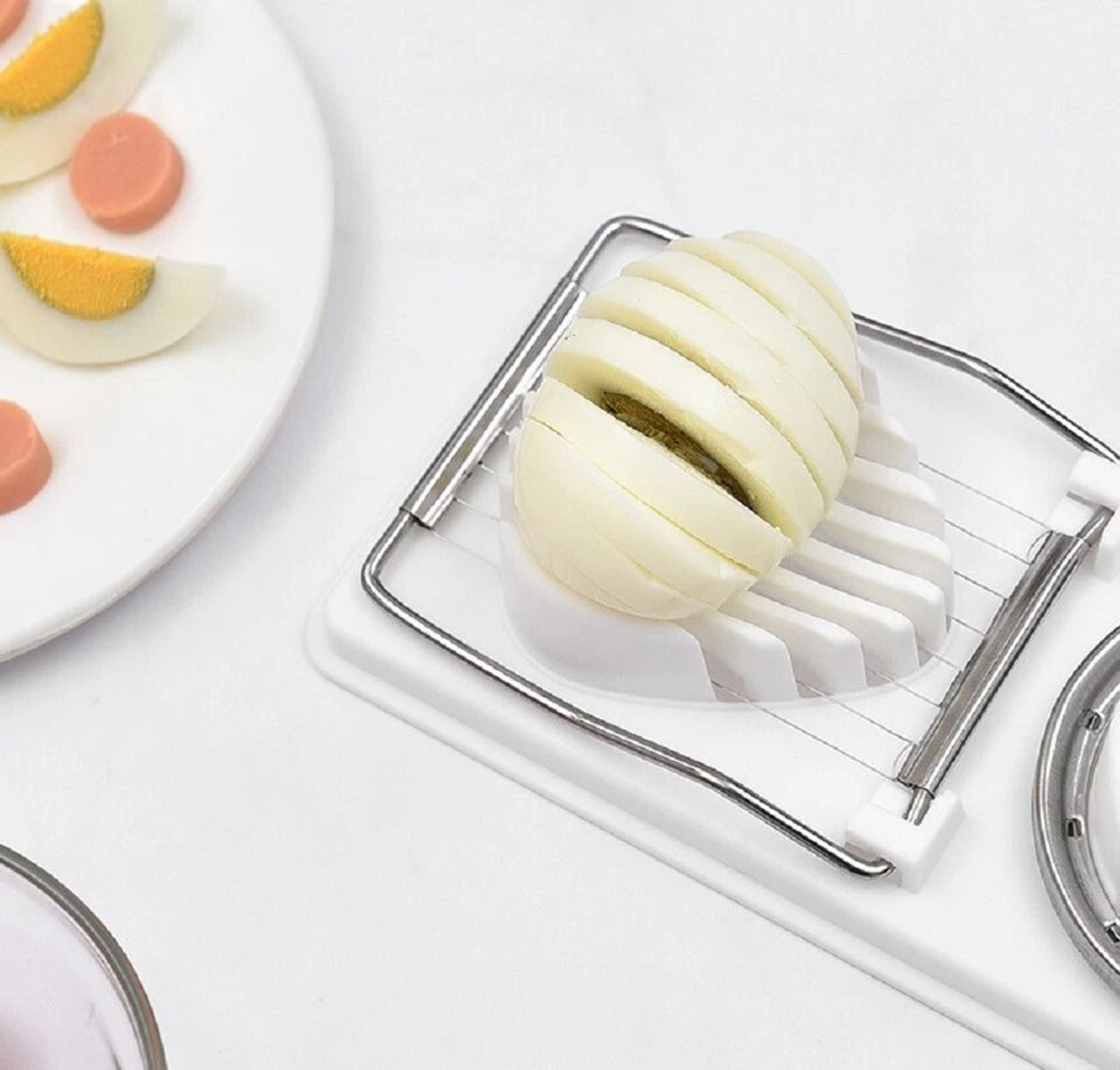 Stainless Steel Egg And Mushroom Slicer Kitchen Cutter For Easy Meal Prep 2