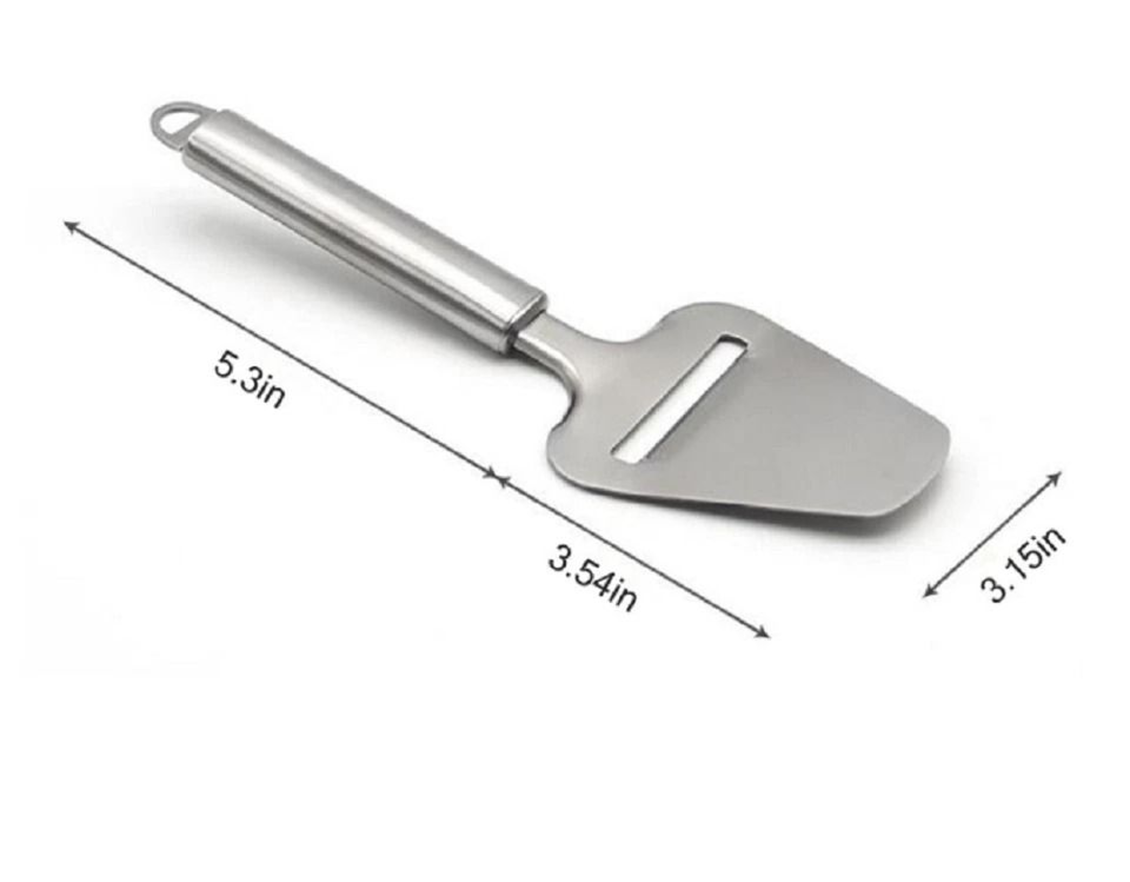 Stainless Steel HeavyDuty Cheese Slicer For Hard  Soft Cheese Precision Cutter 1