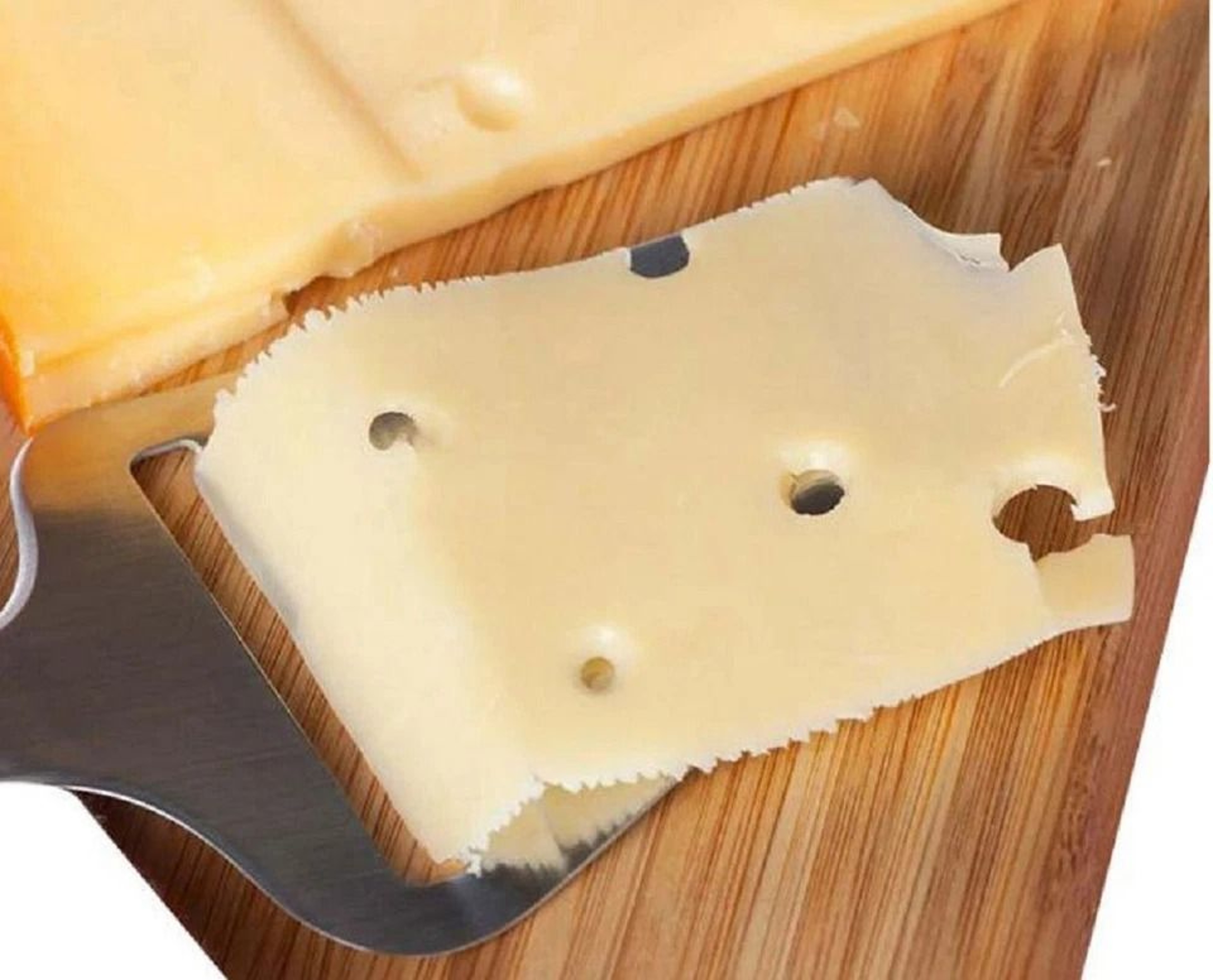 Stainless Steel HeavyDuty Cheese Slicer For Hard  Soft Cheese Precision Cutter 3