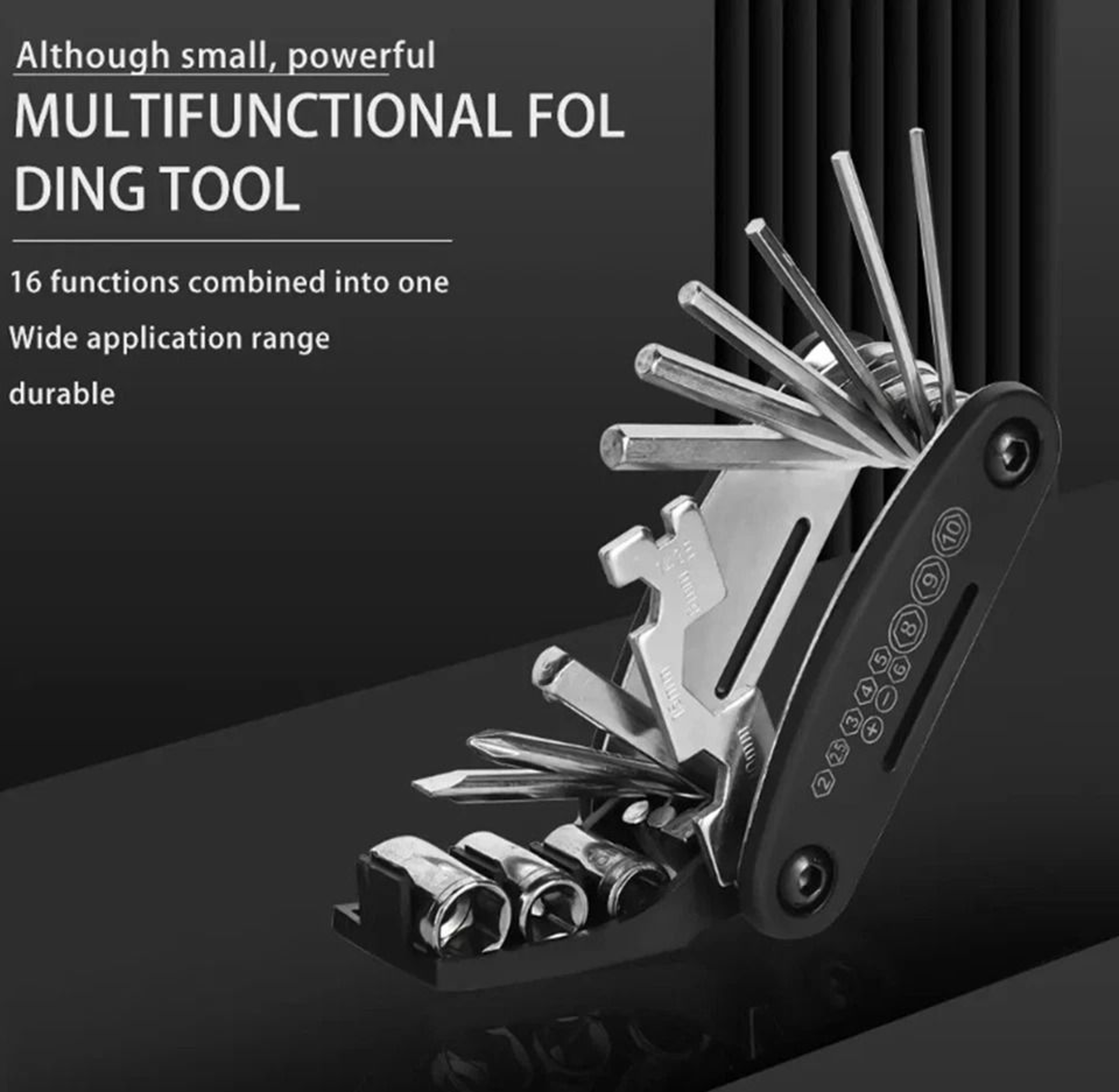 Bike Repair Tool Kit Portable Bicycle Multitool For Road And Mountain Bikes 1