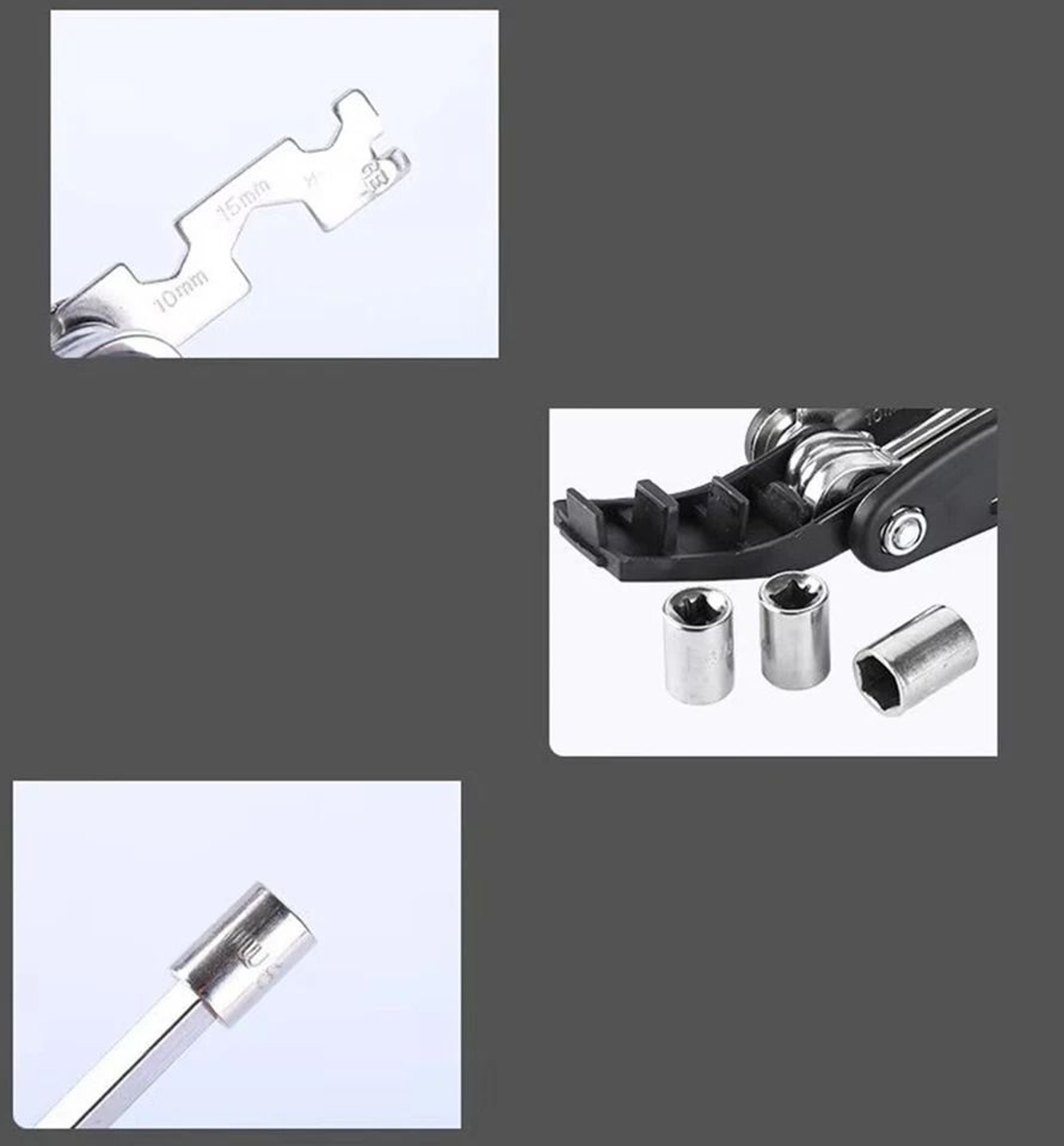 Bike Repair Tool Kit Portable Bicycle Multitool For Road And Mountain Bikes 8