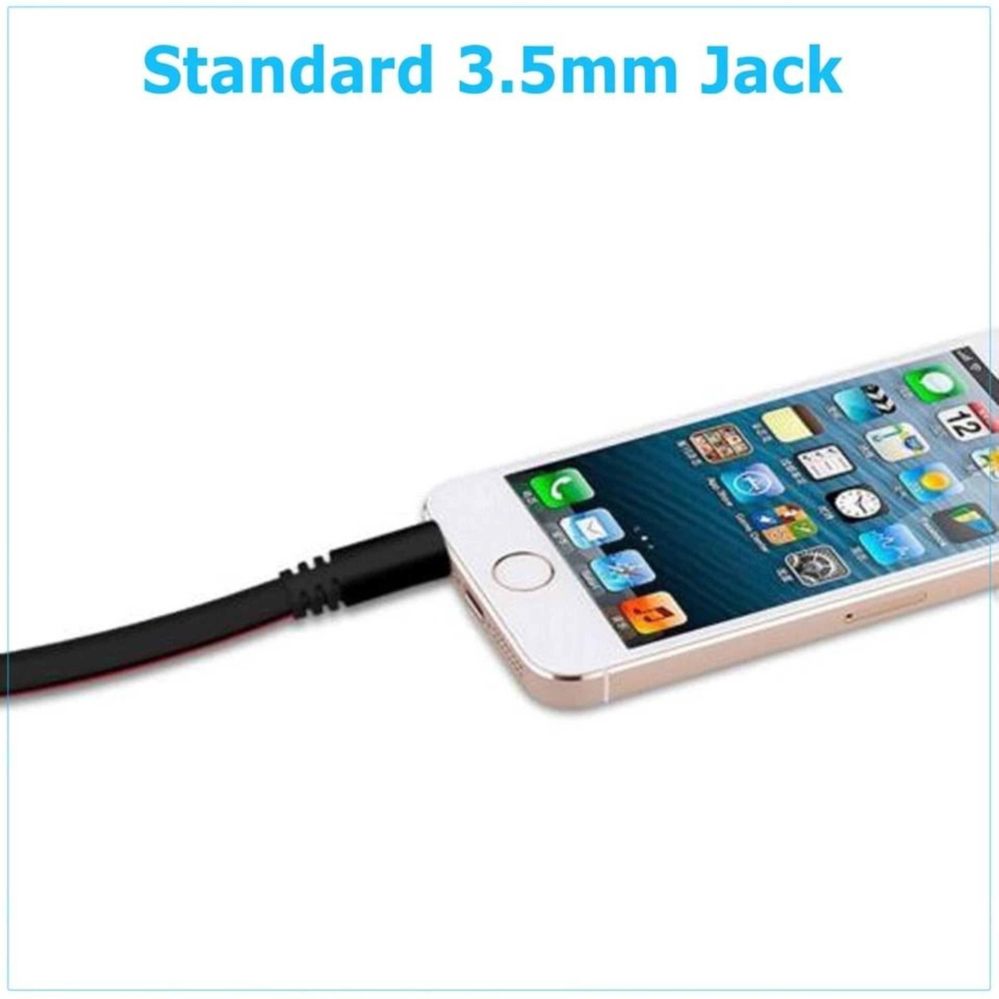 Headset Splitter Cable Gold Plated Audio Mic Adapter For Headphones And PC 6