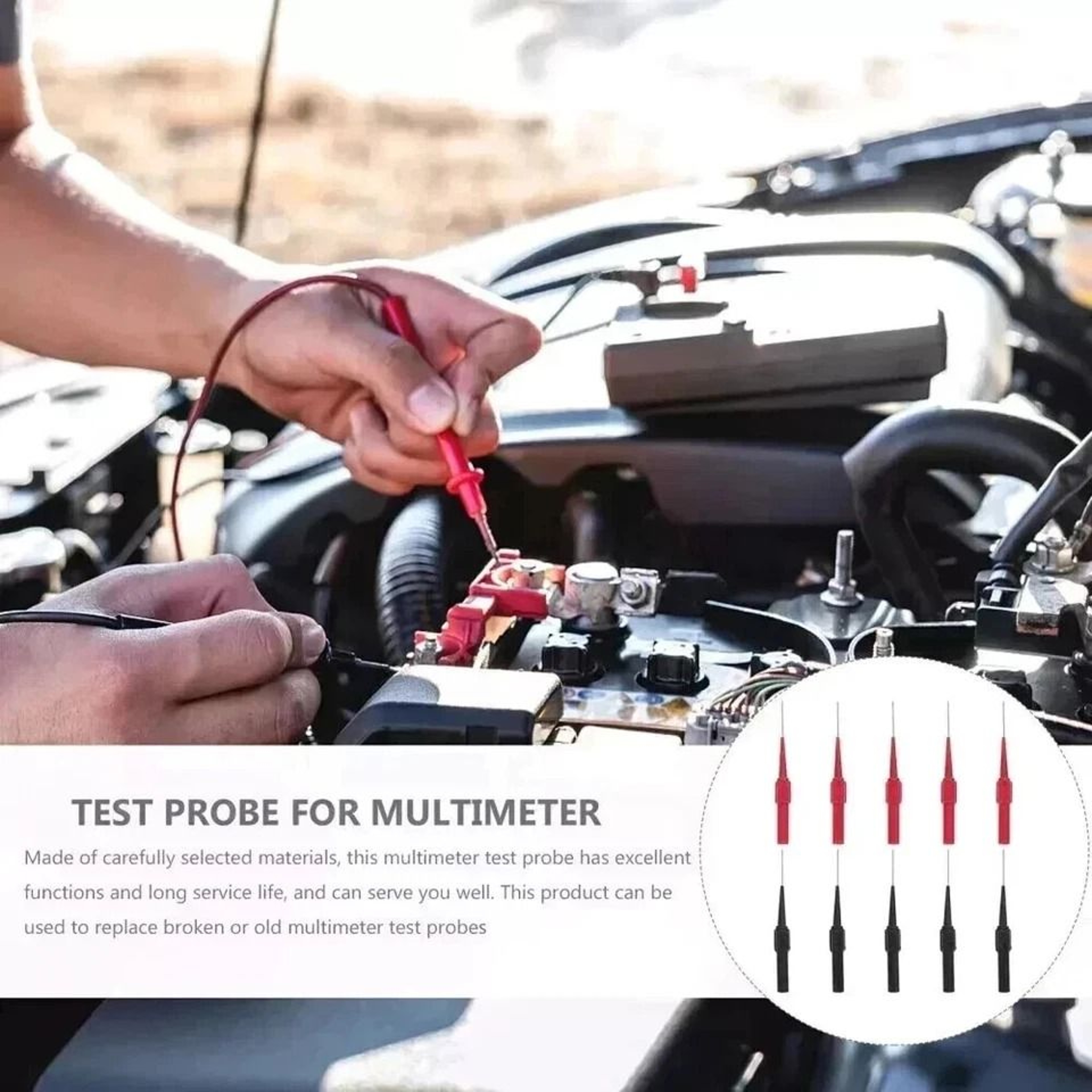 Automotive Power Probe Tester With Digital Display Circuit Diagnostic Tool 12