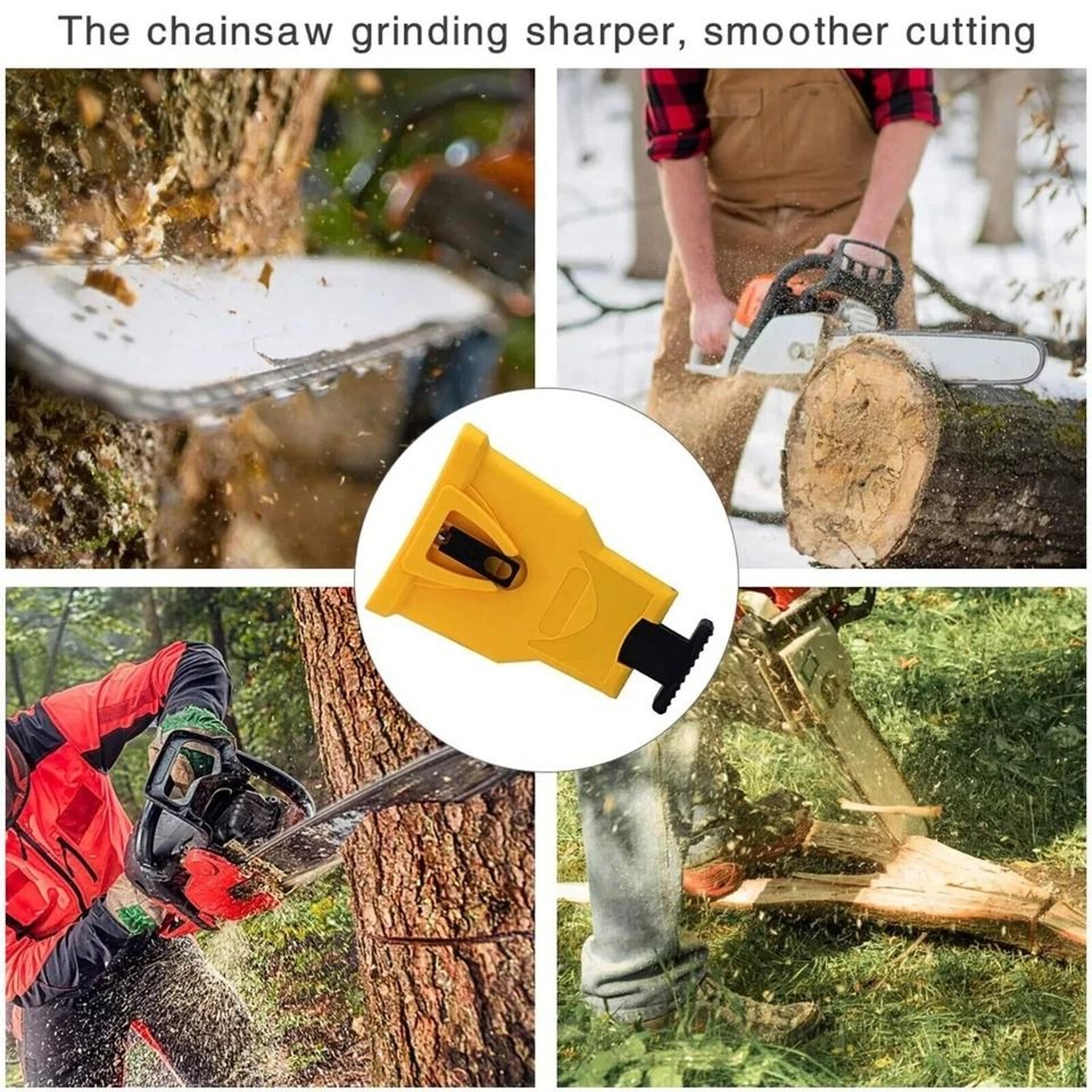 Chainsaw Blade Sharpener With Stones For Chain Saw Blades Fast Efficient Sharpening Tool 5