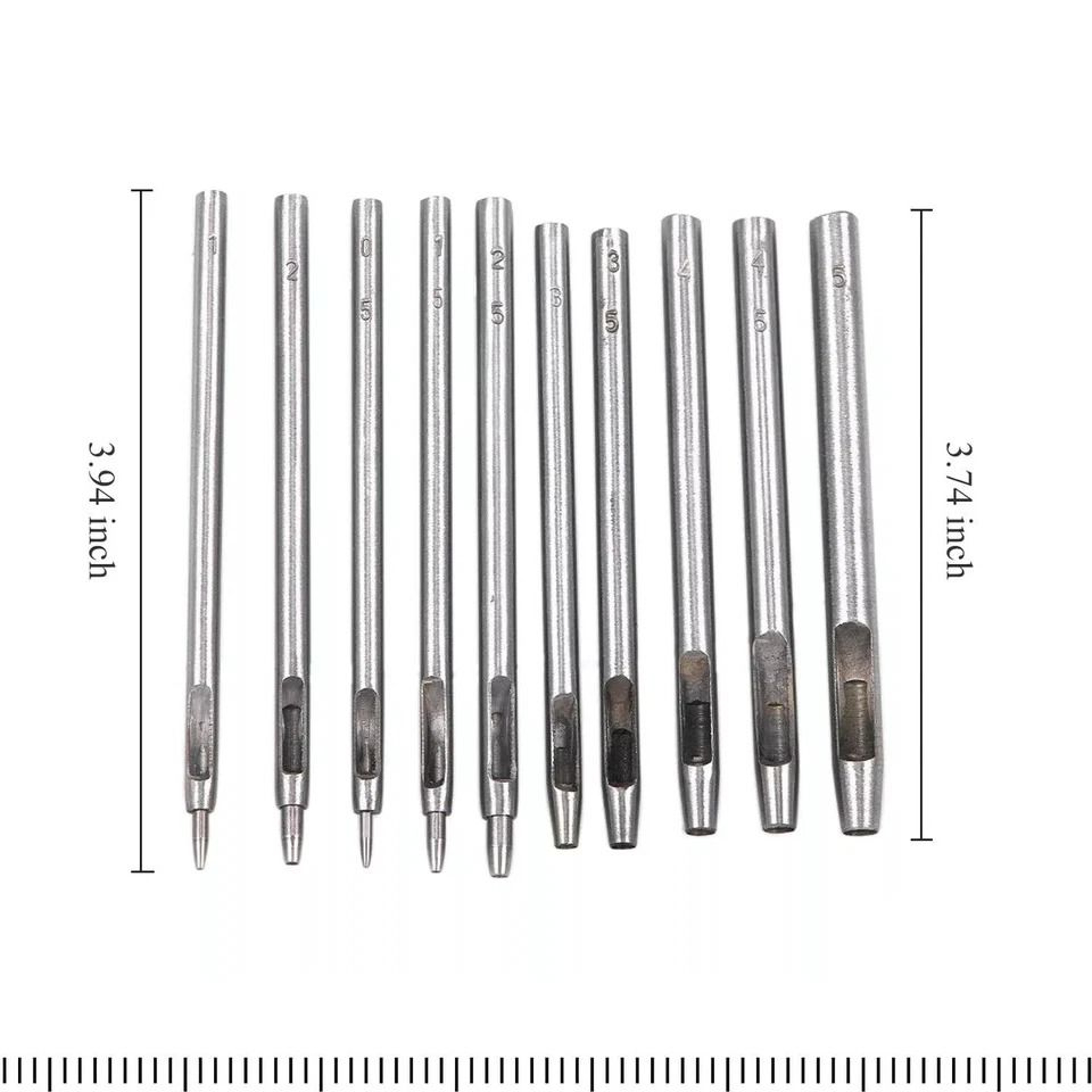 Leather Hole Punch Set Heavy Duty Steel Hollow Hole Punch Set 6
