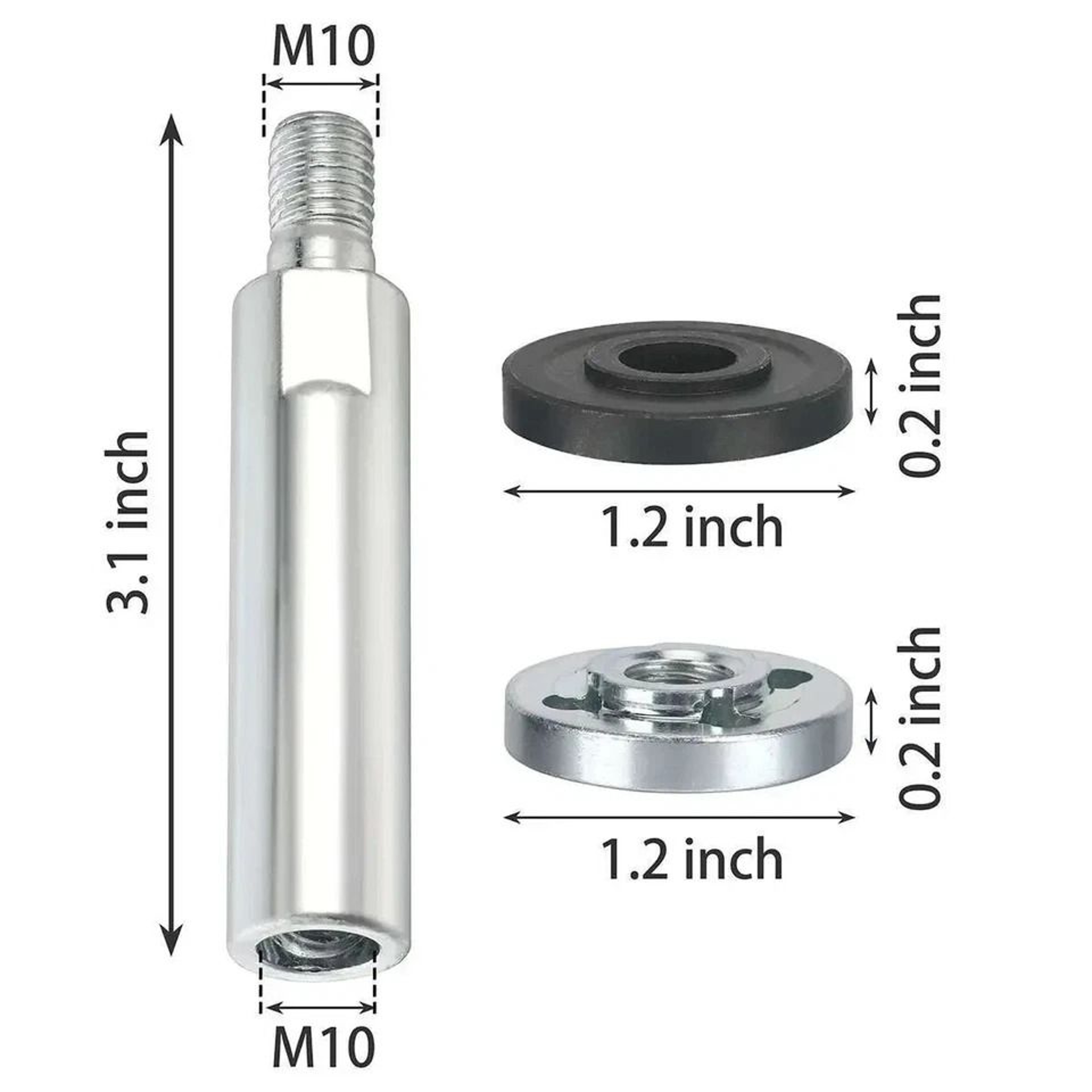 Angle Grinder Extension Set With Extension Rod For Tightspace Grinding And Polishing 3