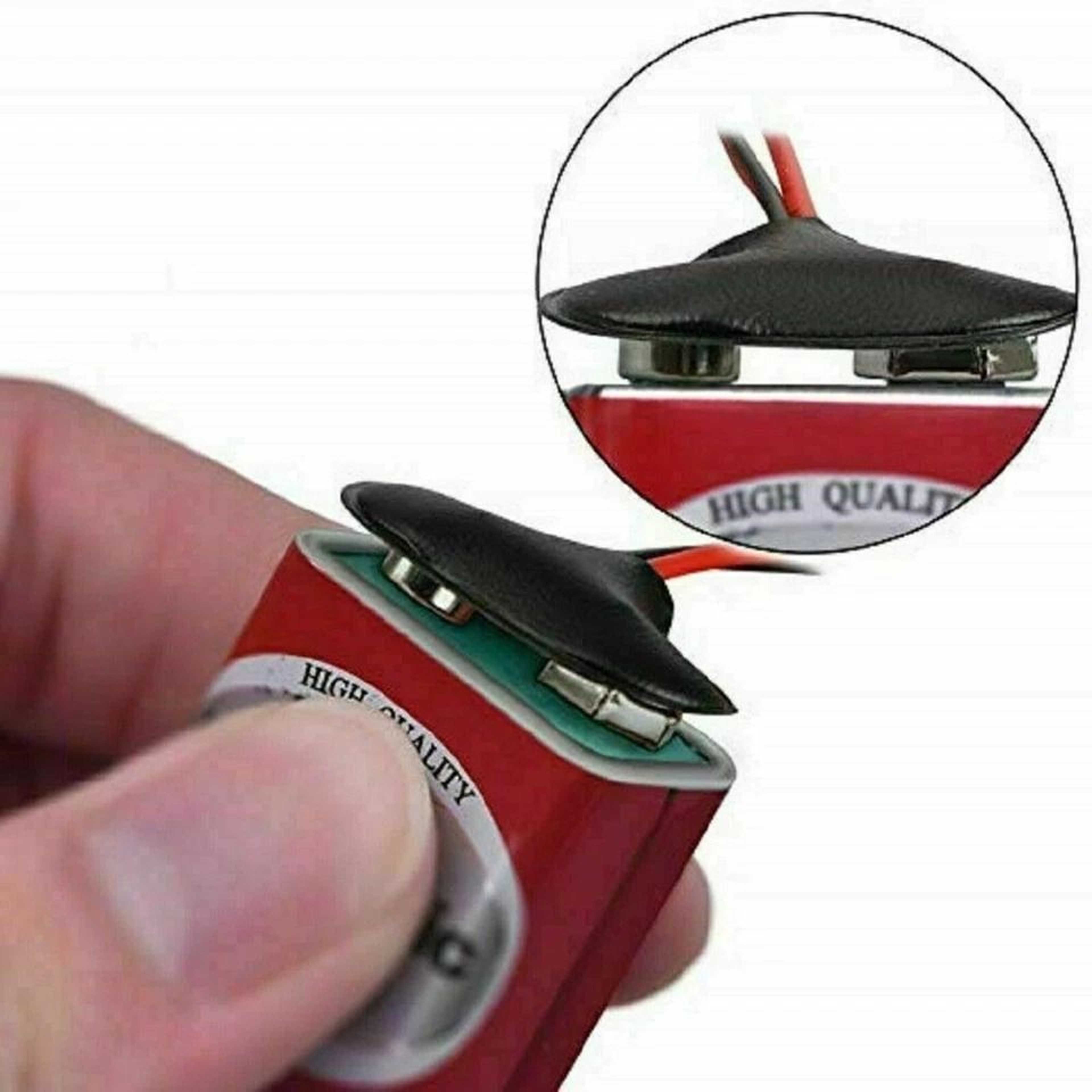 Battery Connector T Type Snap Clip Wire Leads For DIY Electronics And Repairs 4