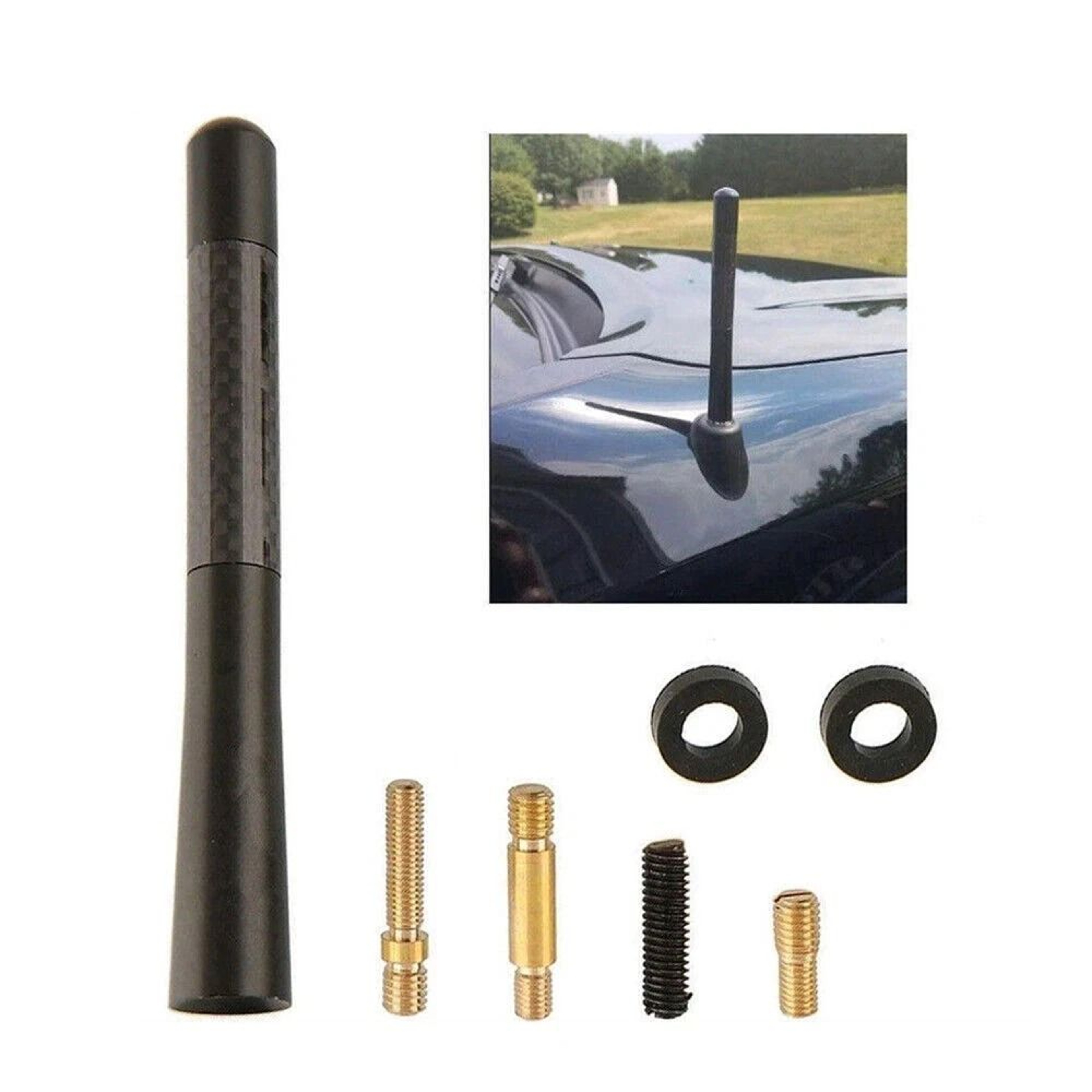 Universal Car Interior Amplified AMFM Radio Antenna Signal Booster For Superior Reception 8