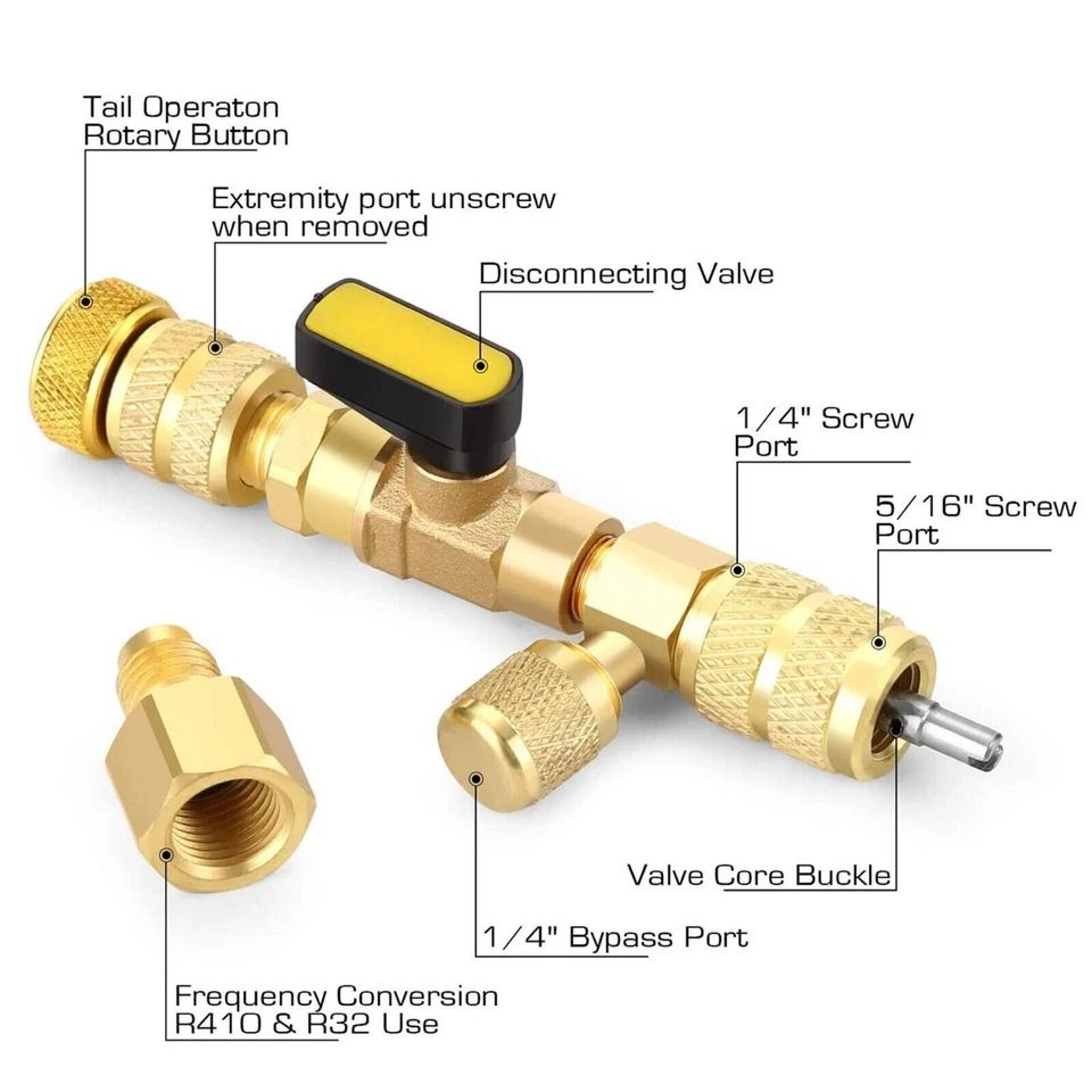 HVAC Valve Core Remover Tool For Systems 4