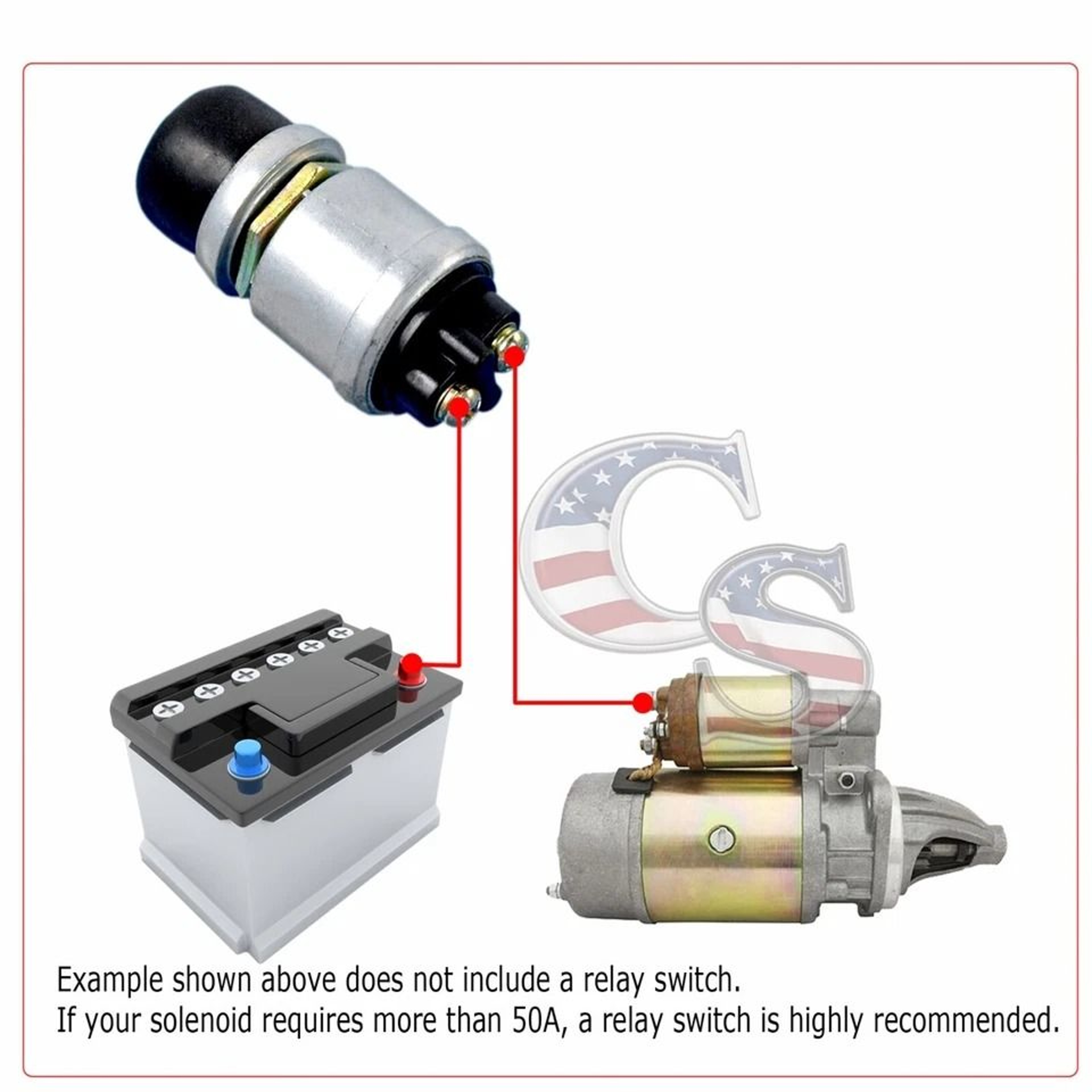 Universal Waterproof Push Button Switch For Engine Start Horn And Marine Use 3