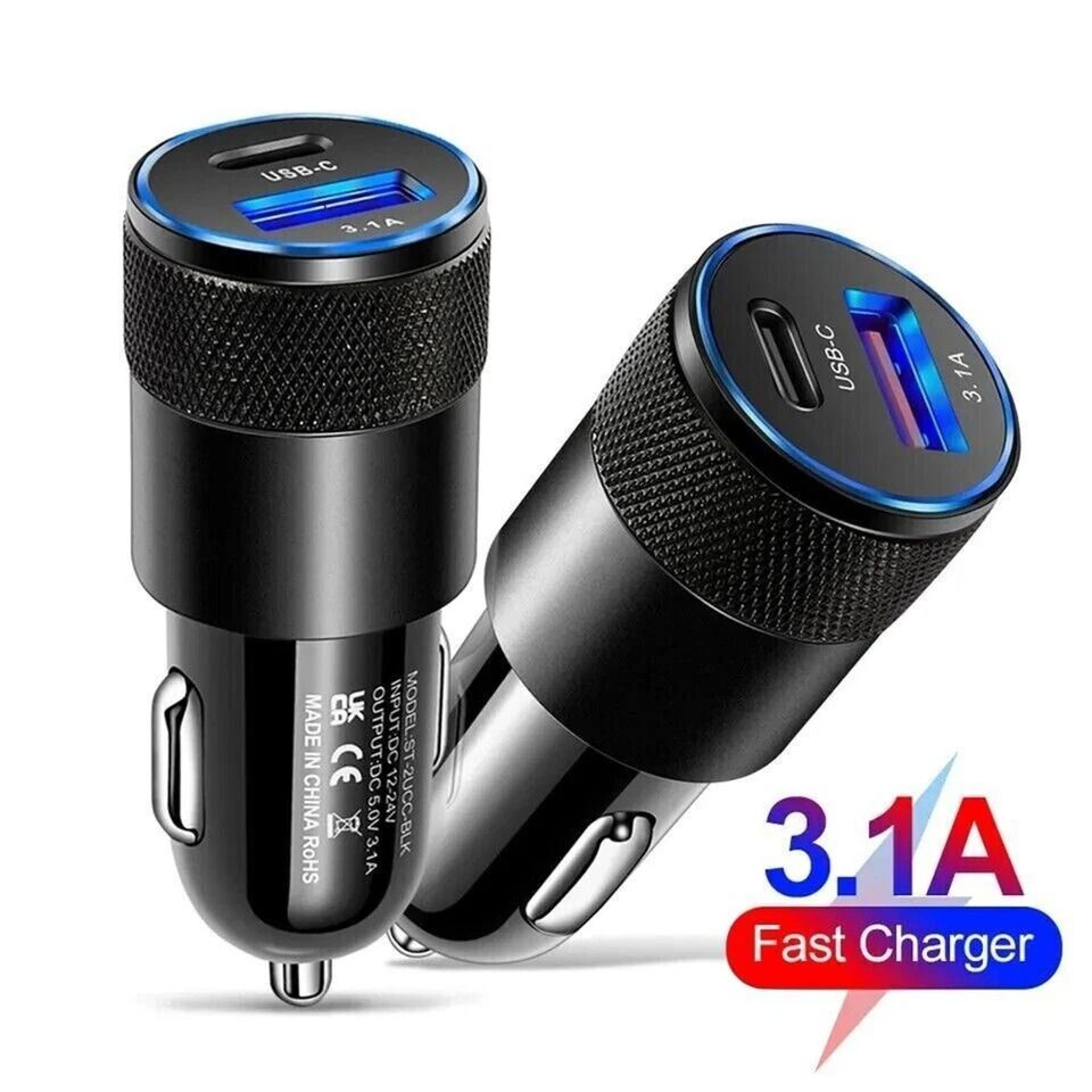 USB C Car Charger With PD Fast Charging For IPhone And More 2