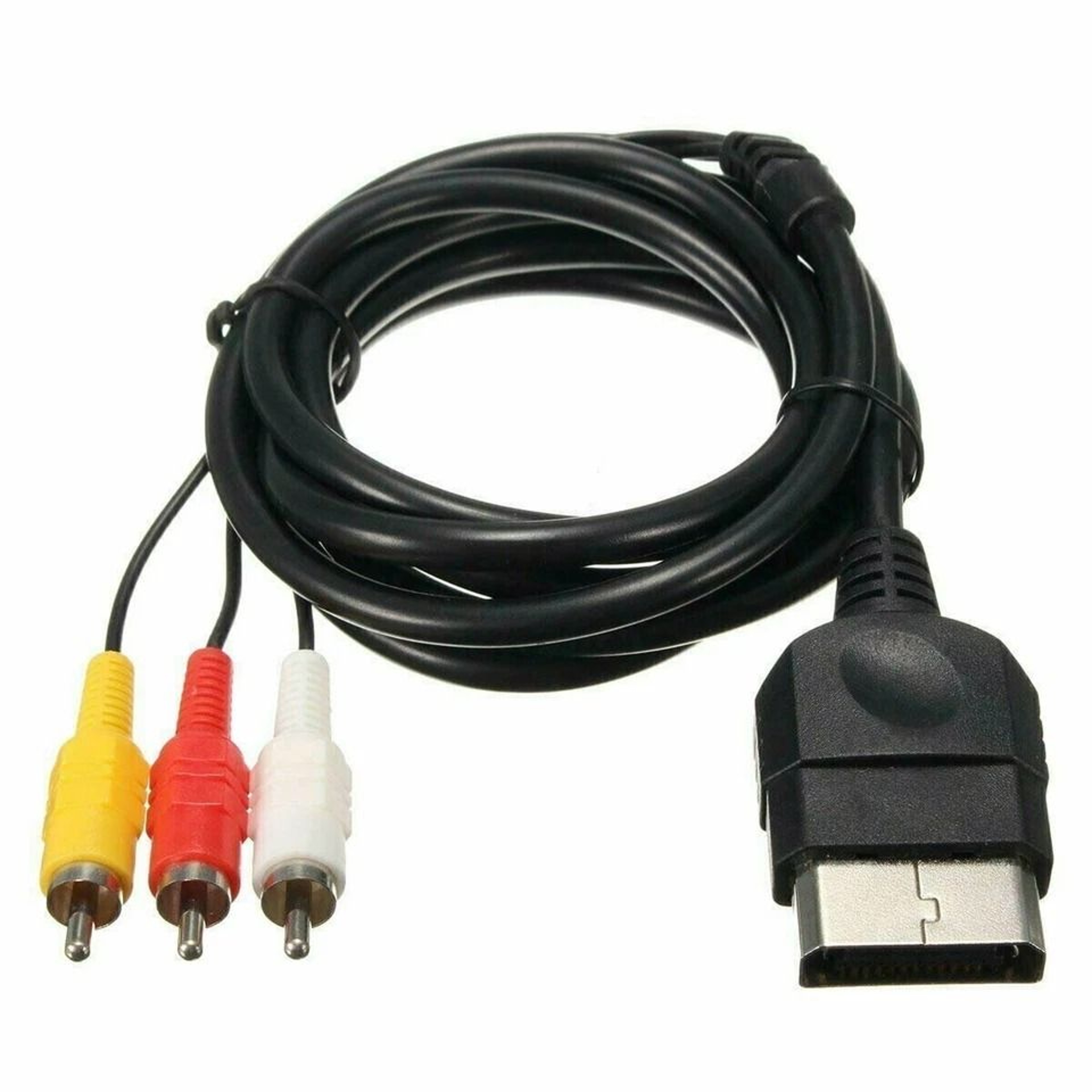 Original Xbox AV Cable And Power Cord Bundle RCA TV Hookup For Microsoft Xbox 3