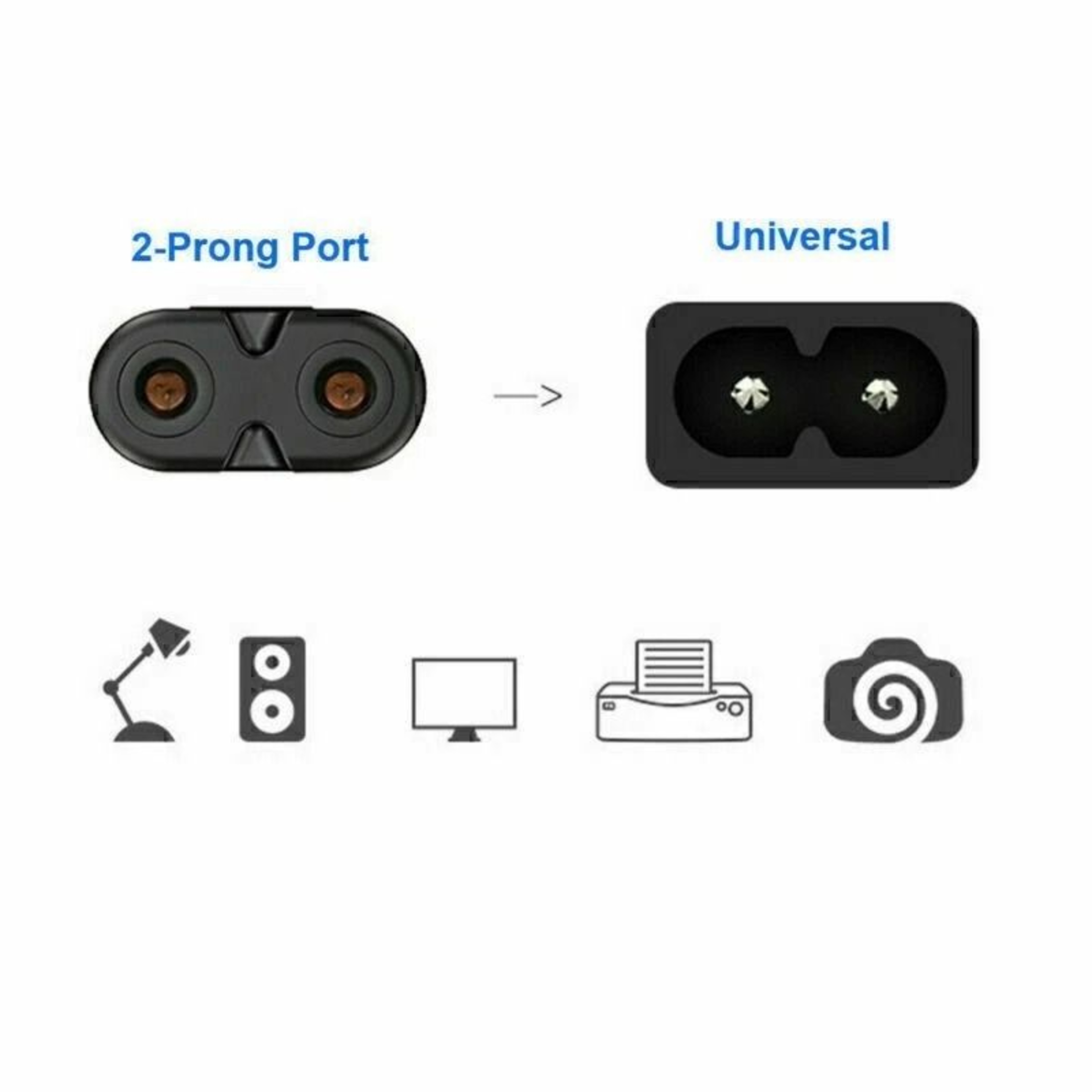 Xbox Power Cord  PS4 Power Cord Replacement Cable For Series 1