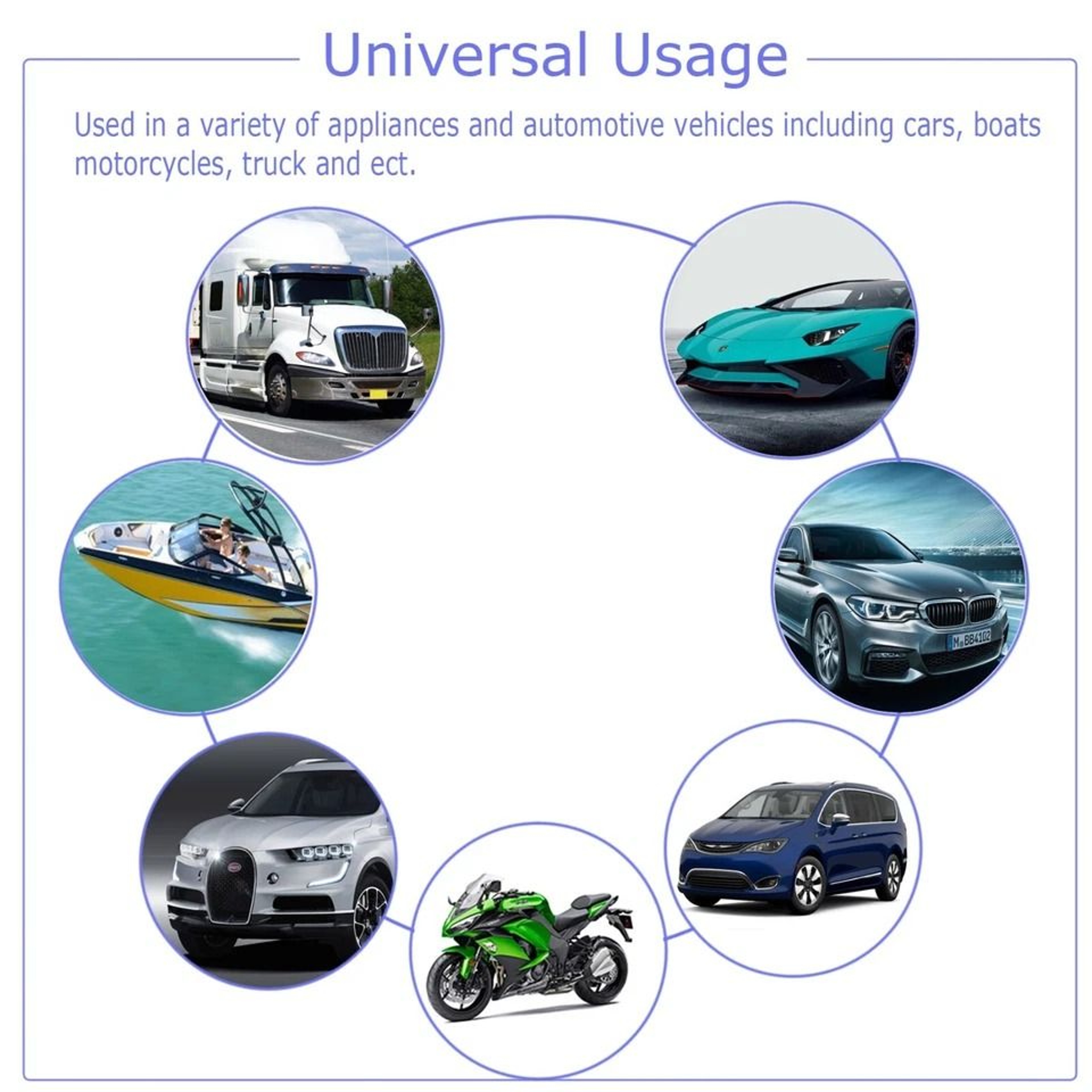 Blue Waterproof Voltmeter  Dual USB Charger For Vehicles Motorcycle Boat Car 6