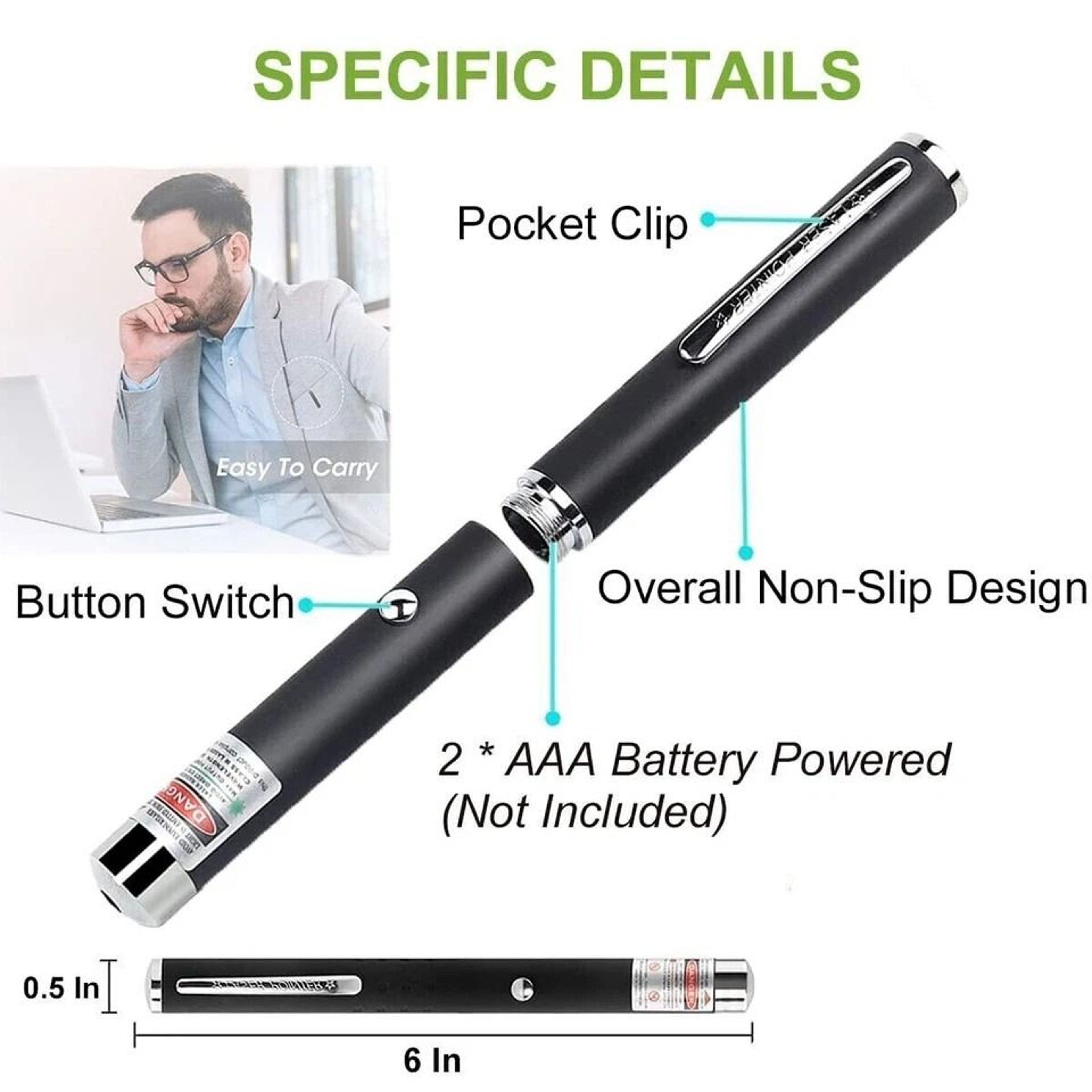 HighPowered Red Laser Visible Beam Light 1