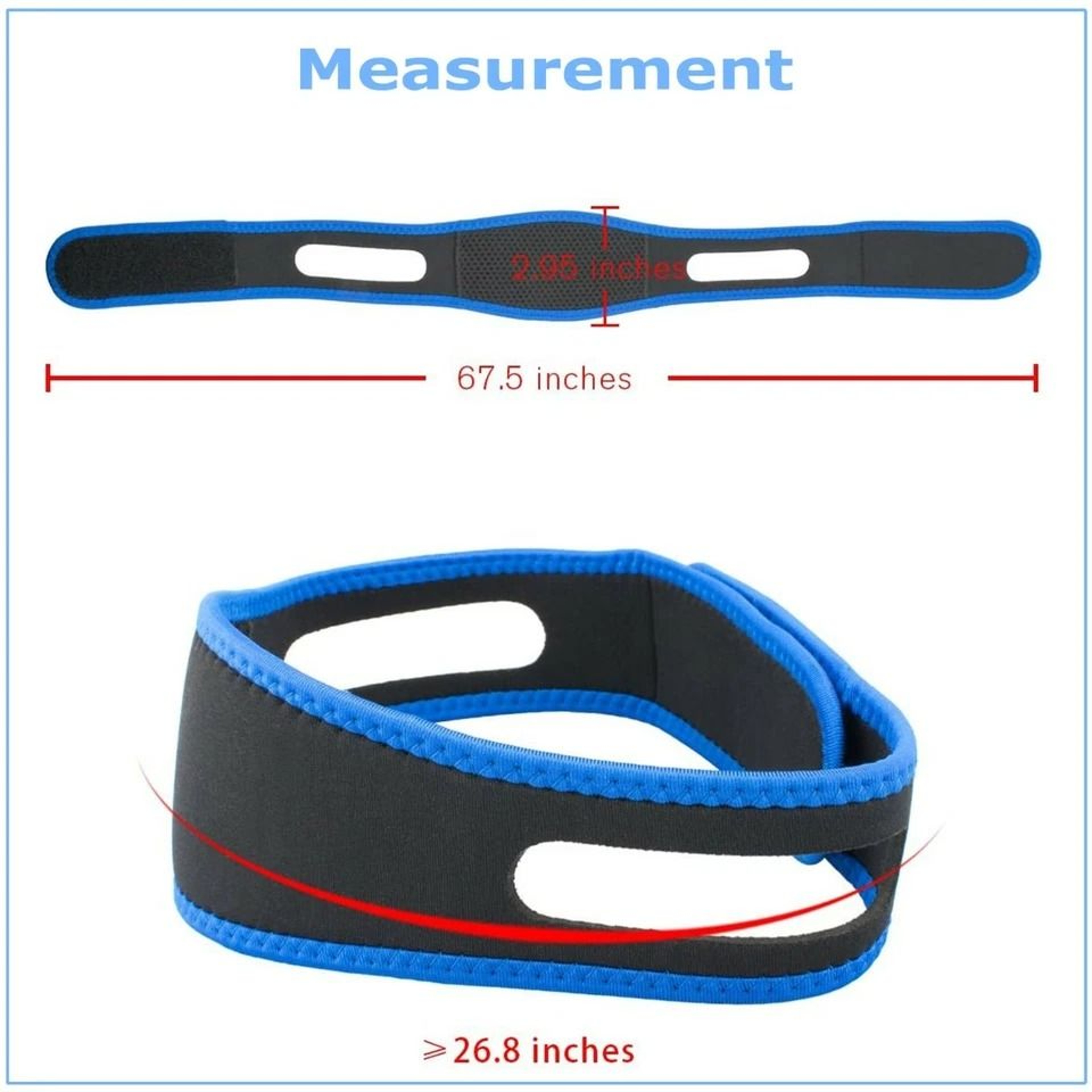 AntiSnore Chin Strap For Sleep Apnea Relief And Jaw Support Solution 1