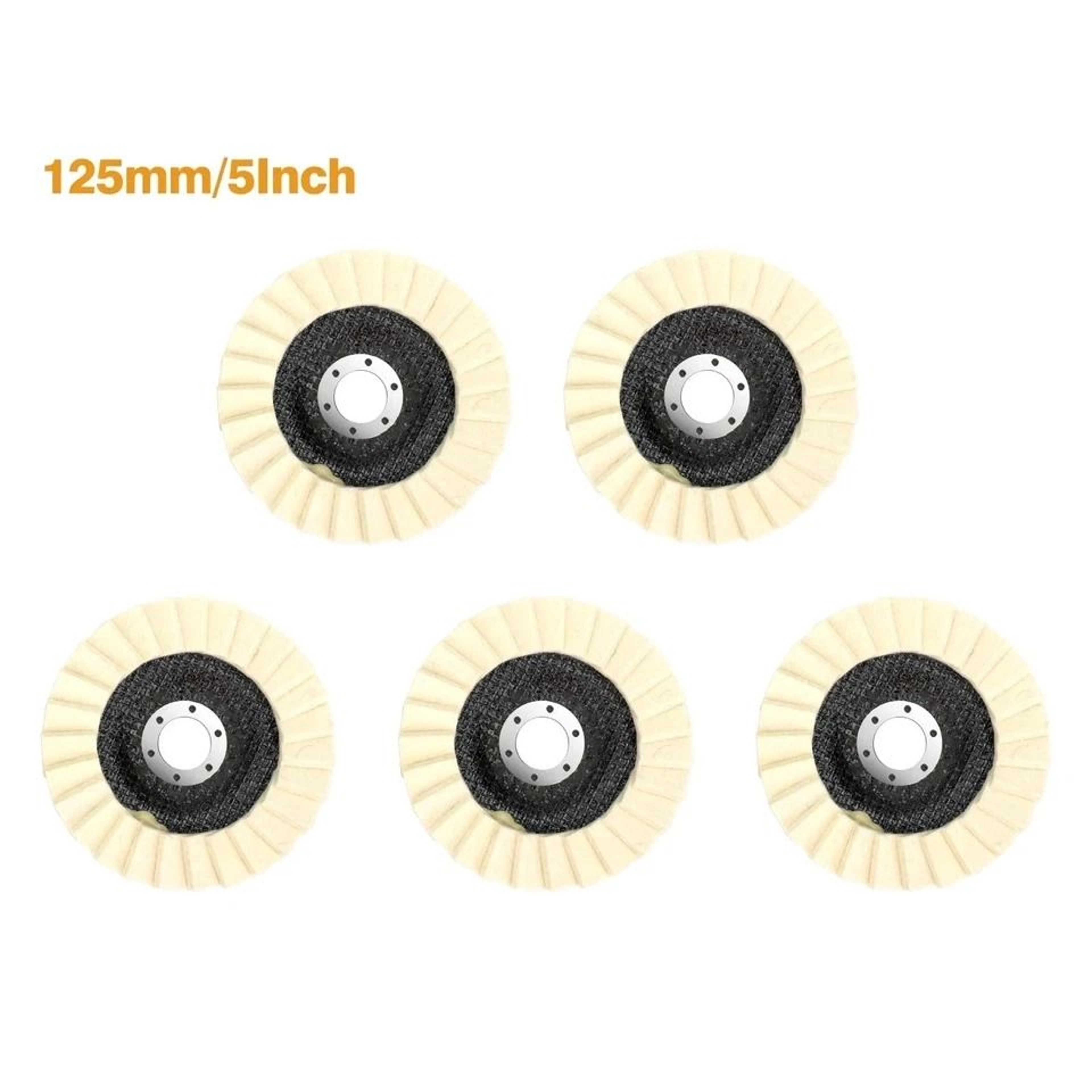Wool Felt Polishing Buffing Discs For Metal Stone  Wood Felt Flap Pads 7