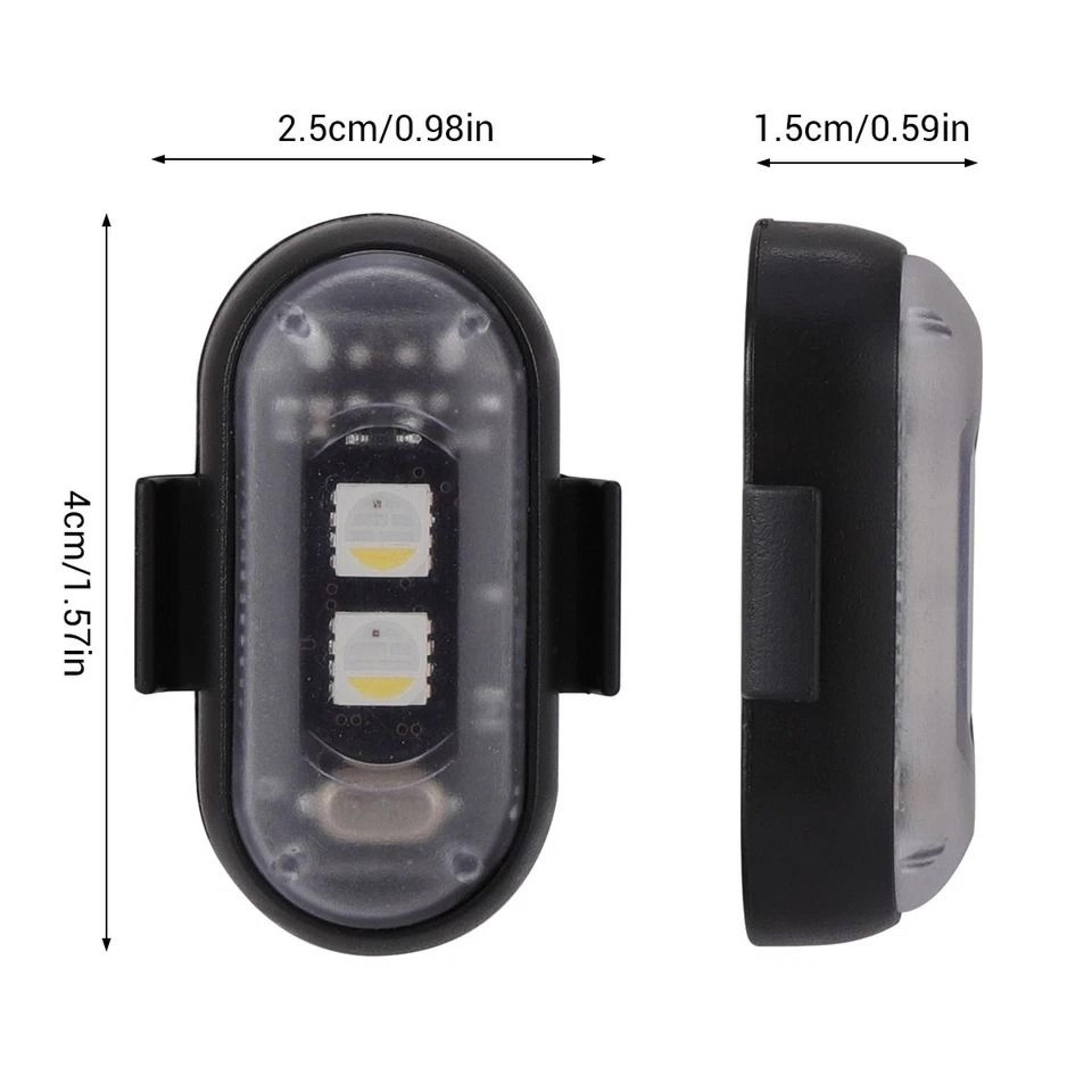 RGB Wireless LED Strobe Lights Rechargeable Flashing Warning Lights With 8 Color Modes 13