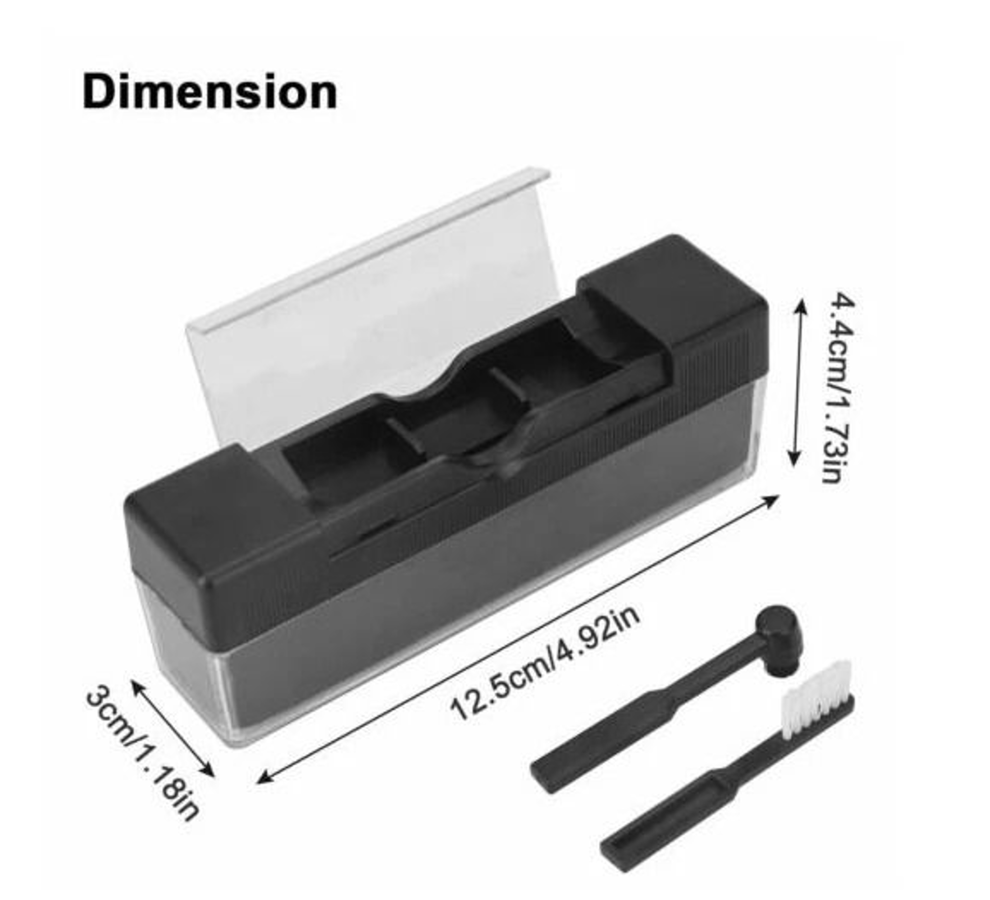 Premium Vinyl Record Cleaning Kit With Stylus  Velvet Anti Static Brushes 1