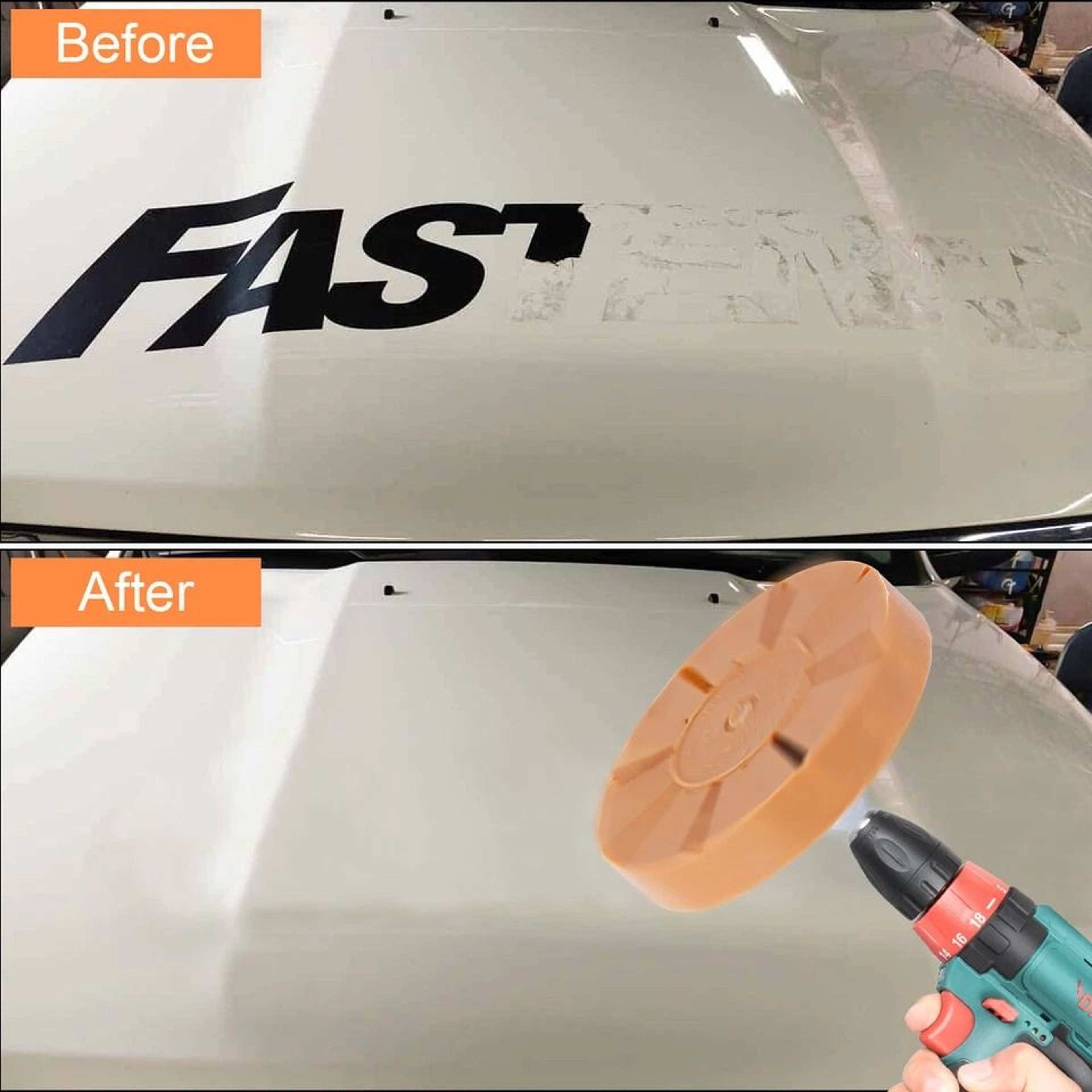 Car Decal Remover Tool Rubber Eraser Wheel For Drill To Remove Adhesive Pinstripe  Stickers 5