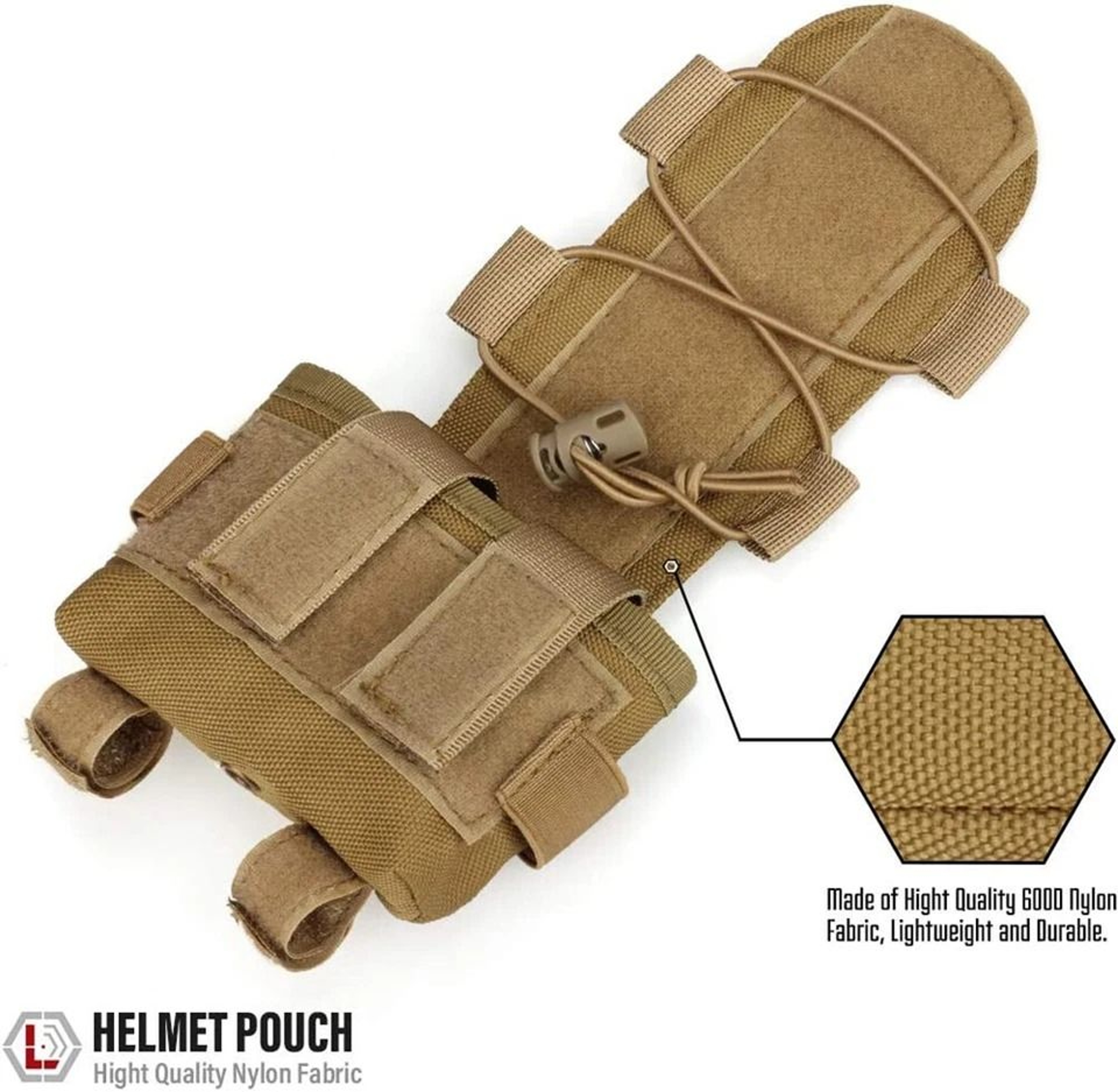 Tactical Helmet Battery Pouch  Counterweight Balancing Weight Bag Airsoft Helmet Accessory 4