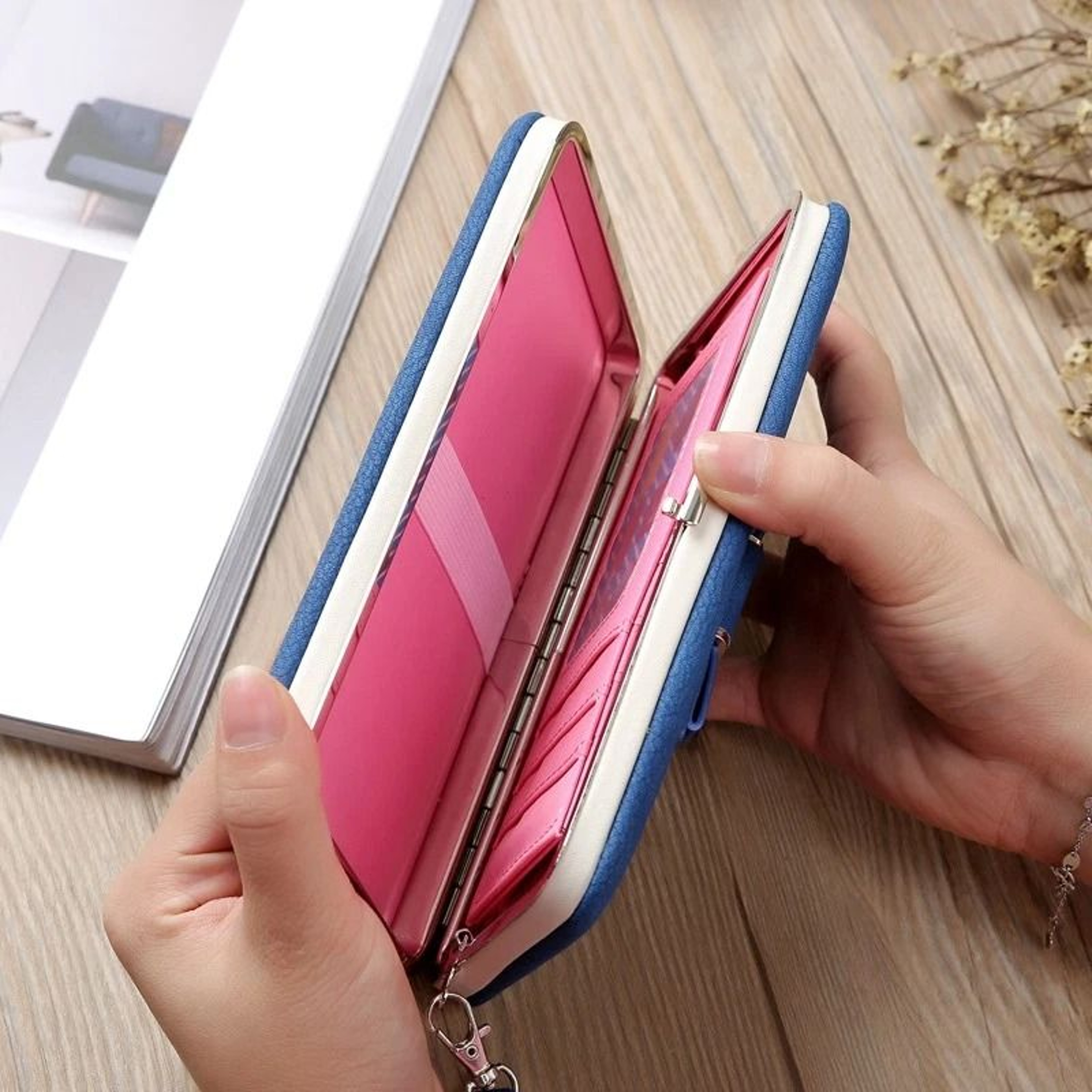 Bowknot Large Capacity Wallet With Phone Pocket And Card Holder 7