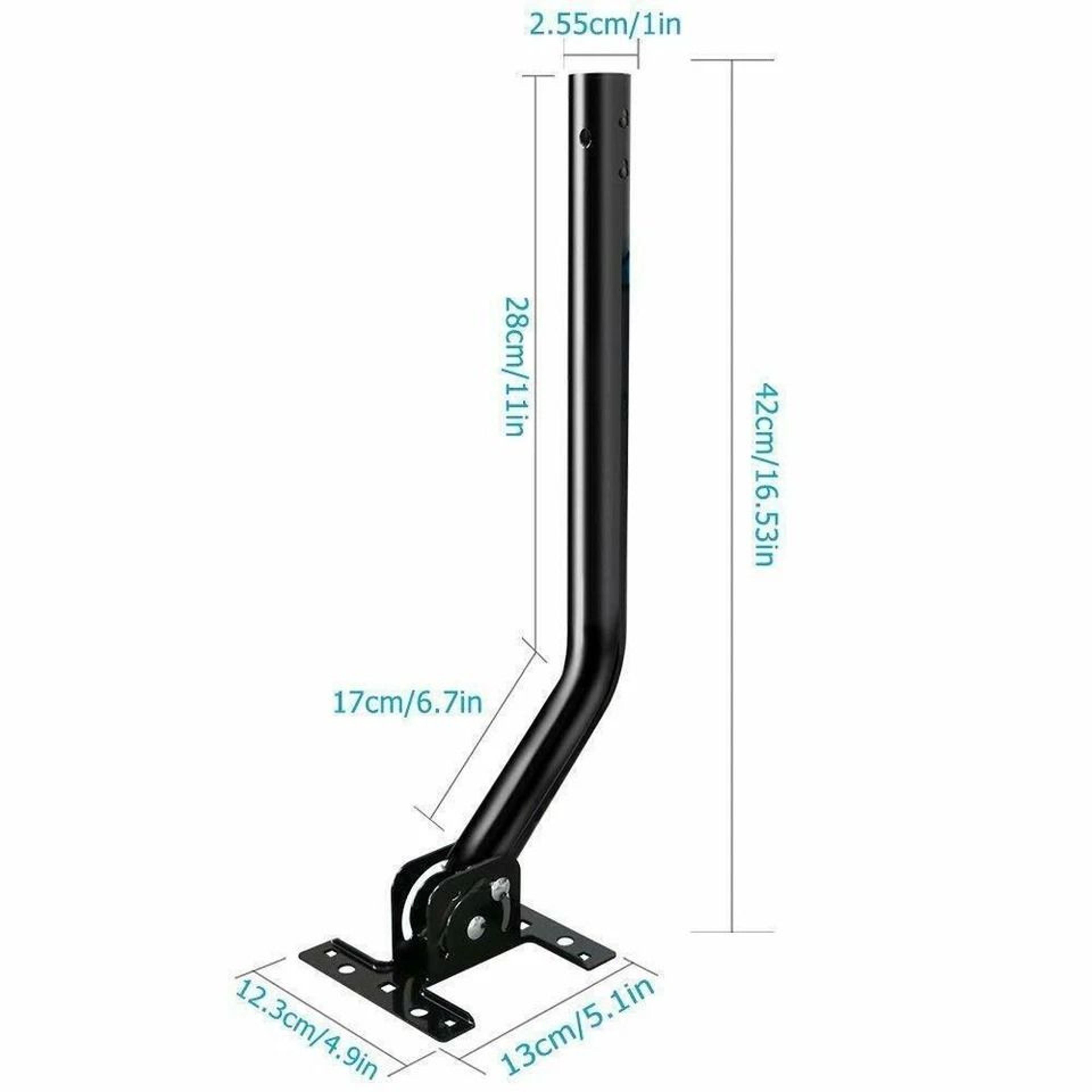 Adjustable Outdoor TV Antenna Mount Universal JPole Dish Bracket Base 1