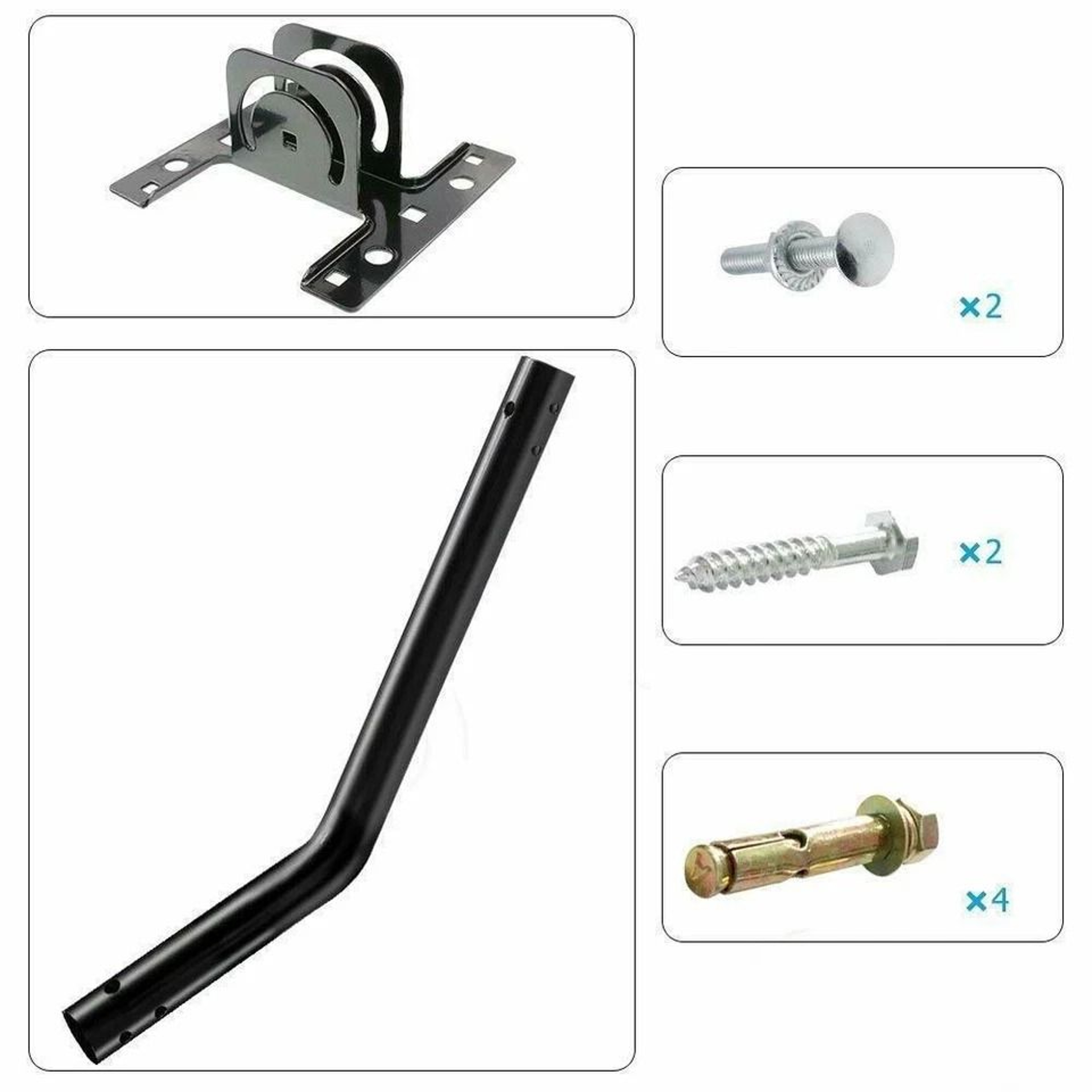 Adjustable Outdoor TV Antenna Mount Universal JPole Dish Bracket Base 4