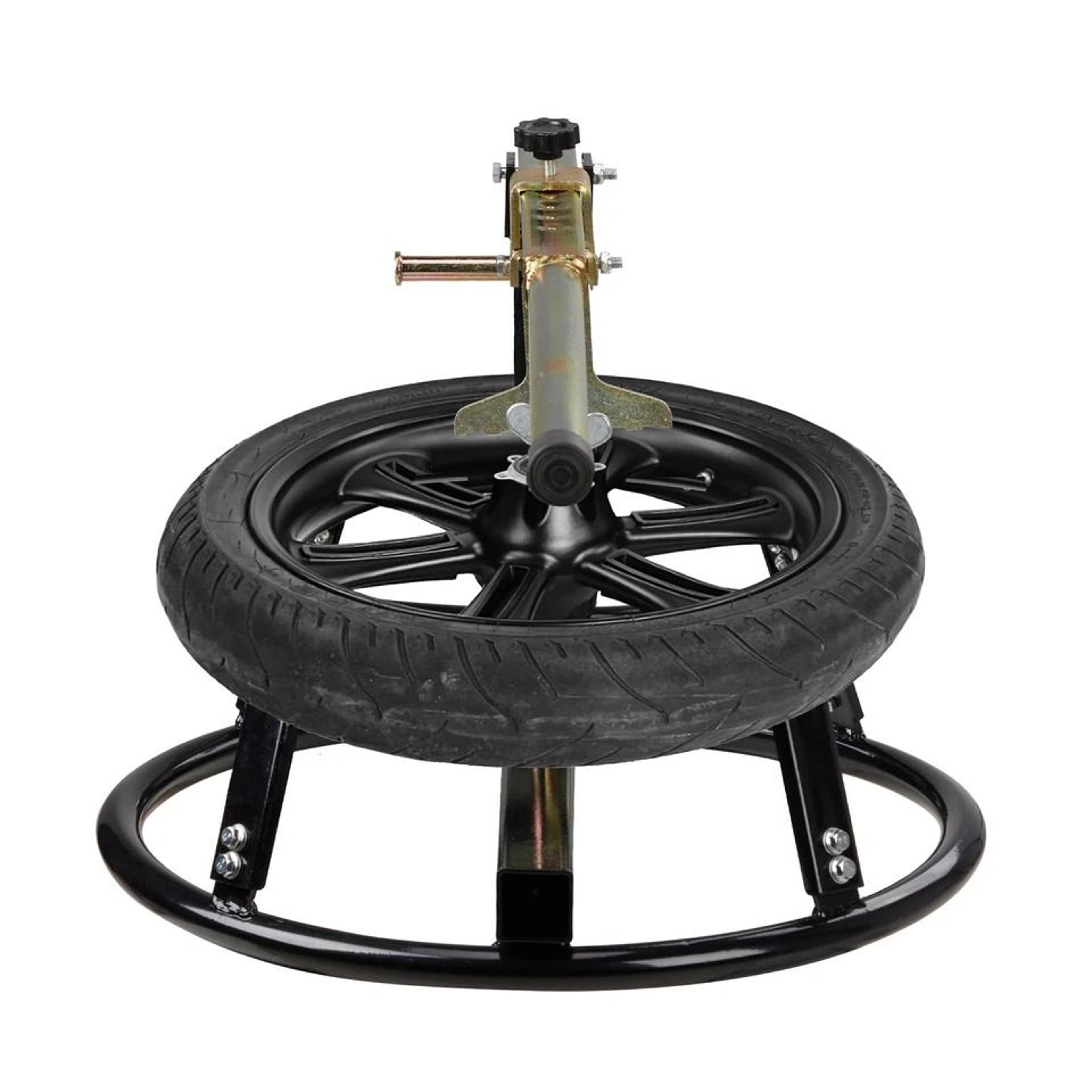 Portable Motorcycle Tire Changing Stand With Bead Breaker 7