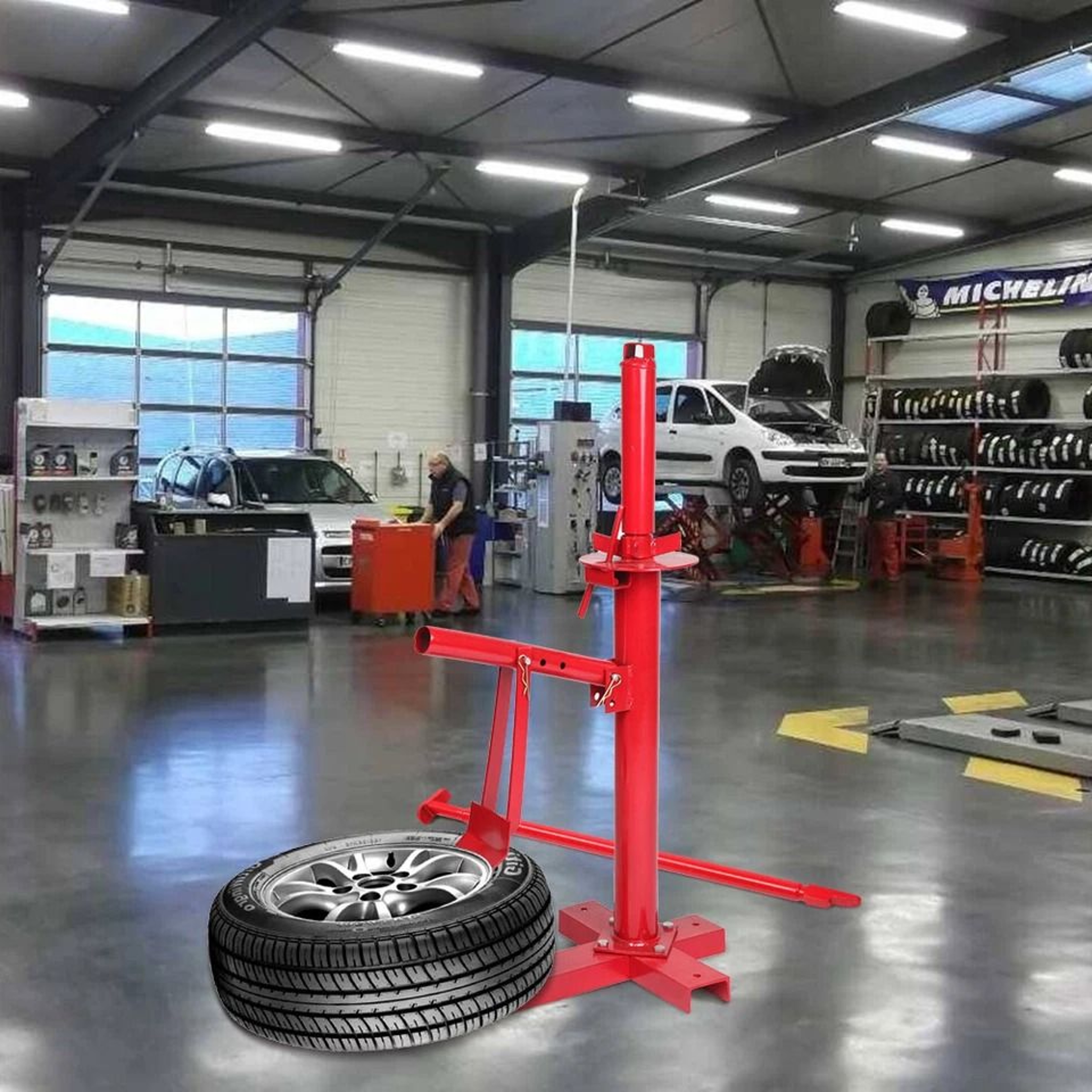 Portable Manual Tire Changer With Bead Breaker Tool For Tires 0
