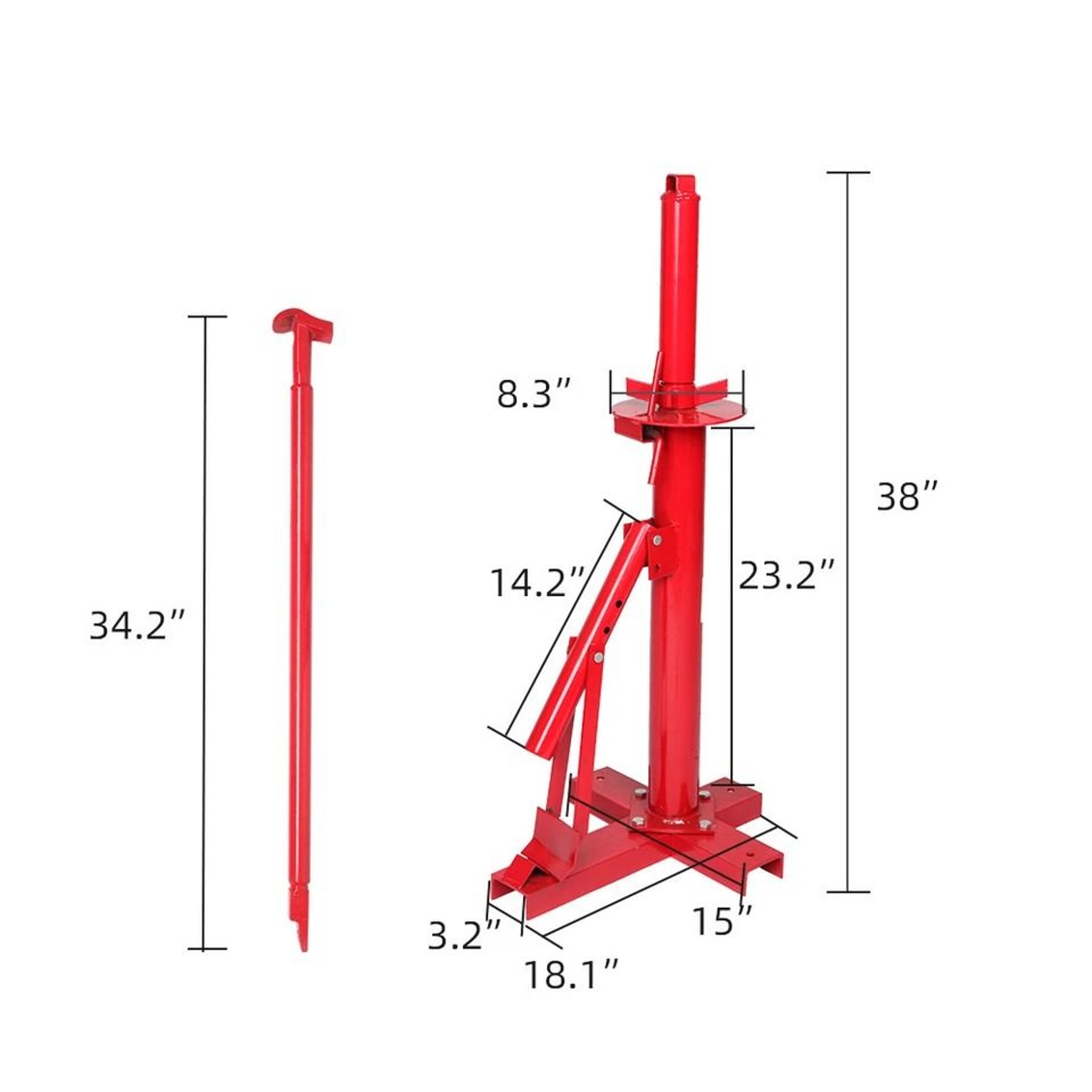 Portable Manual Tire Changer With Bead Breaker Tool For Tires 5