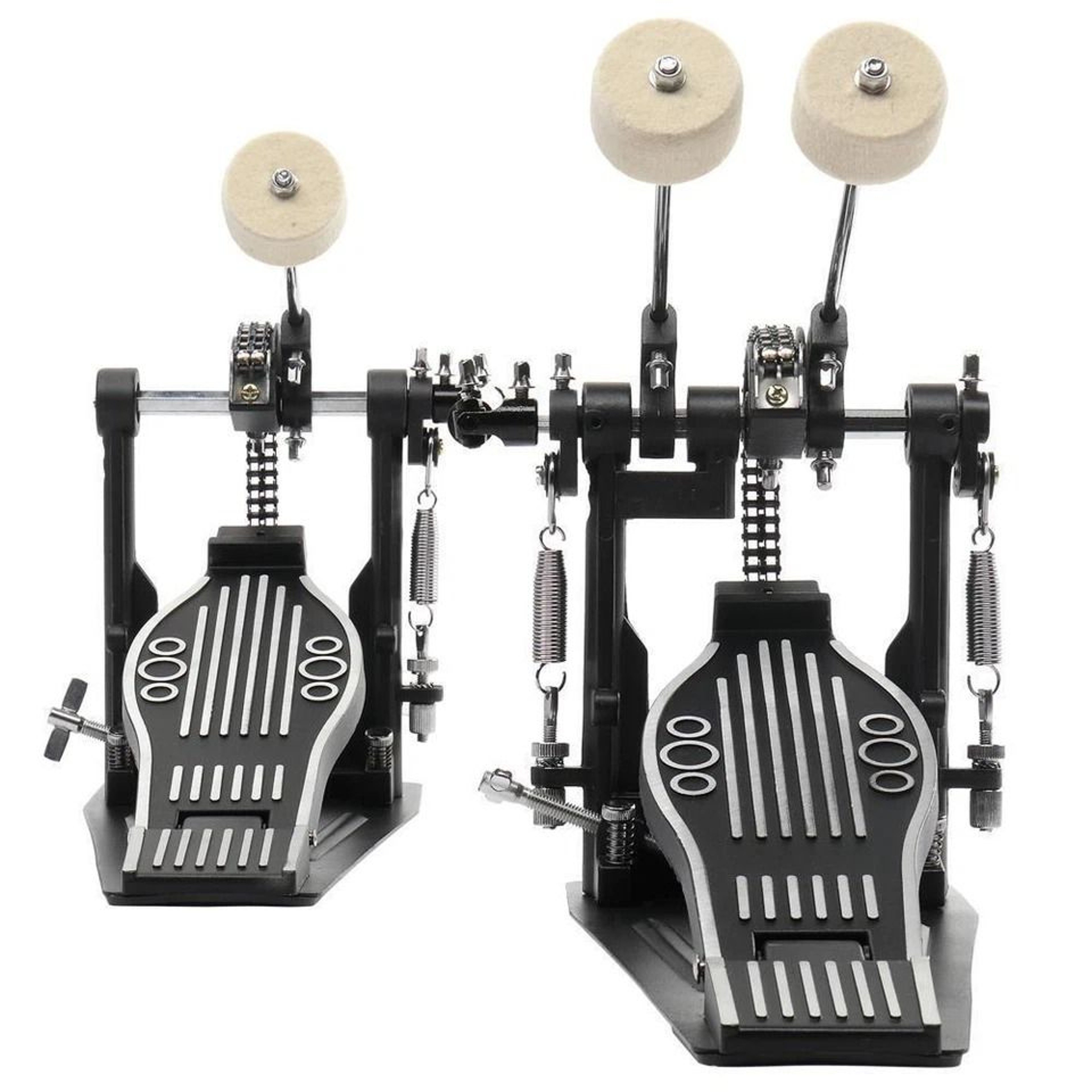 MCH Double Bass Drum Pedal Double Chain Kick Pedal For Practice And Performance 1