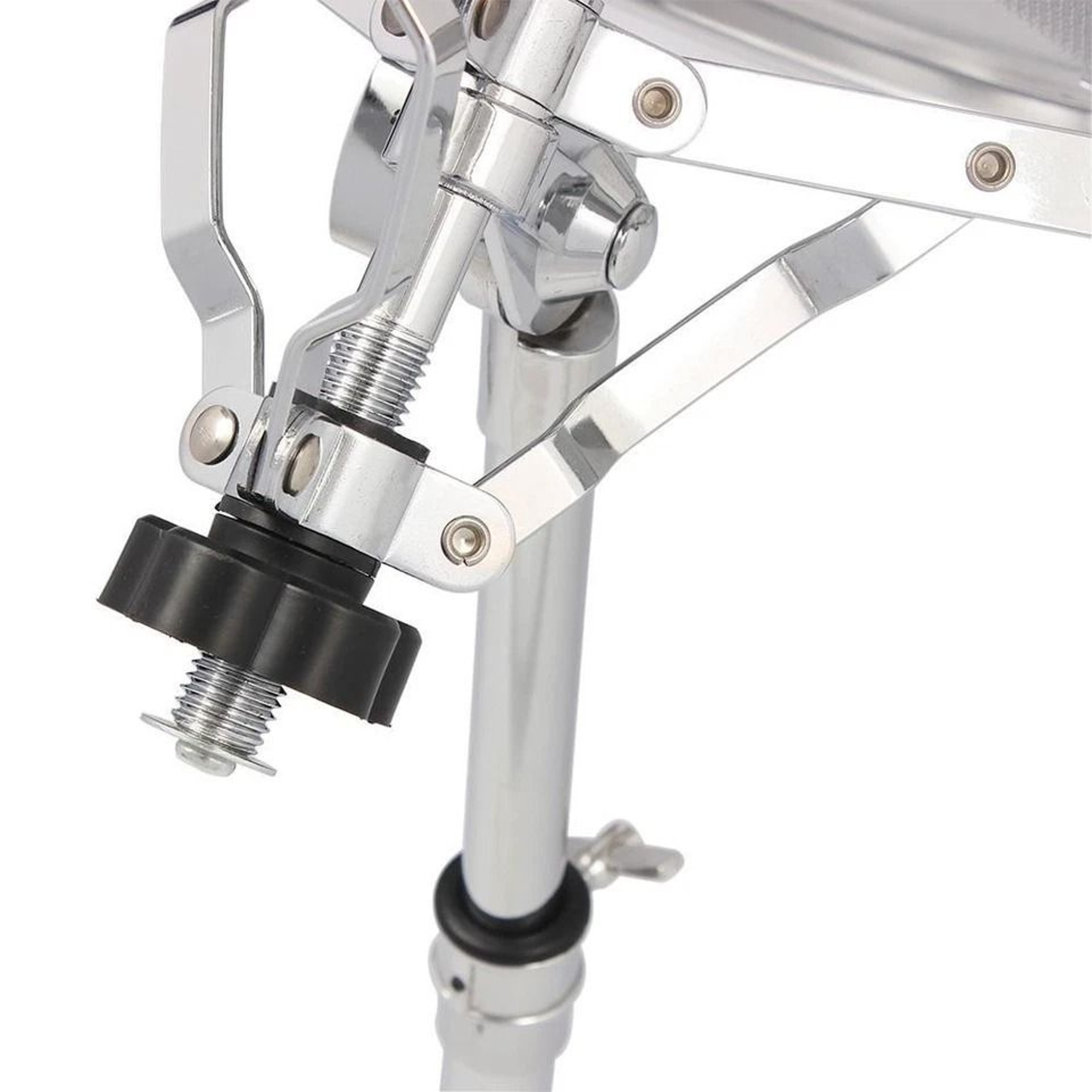 New Chrome Plating Snare Drum Stand Heavy Duty Hardware Percussion 1