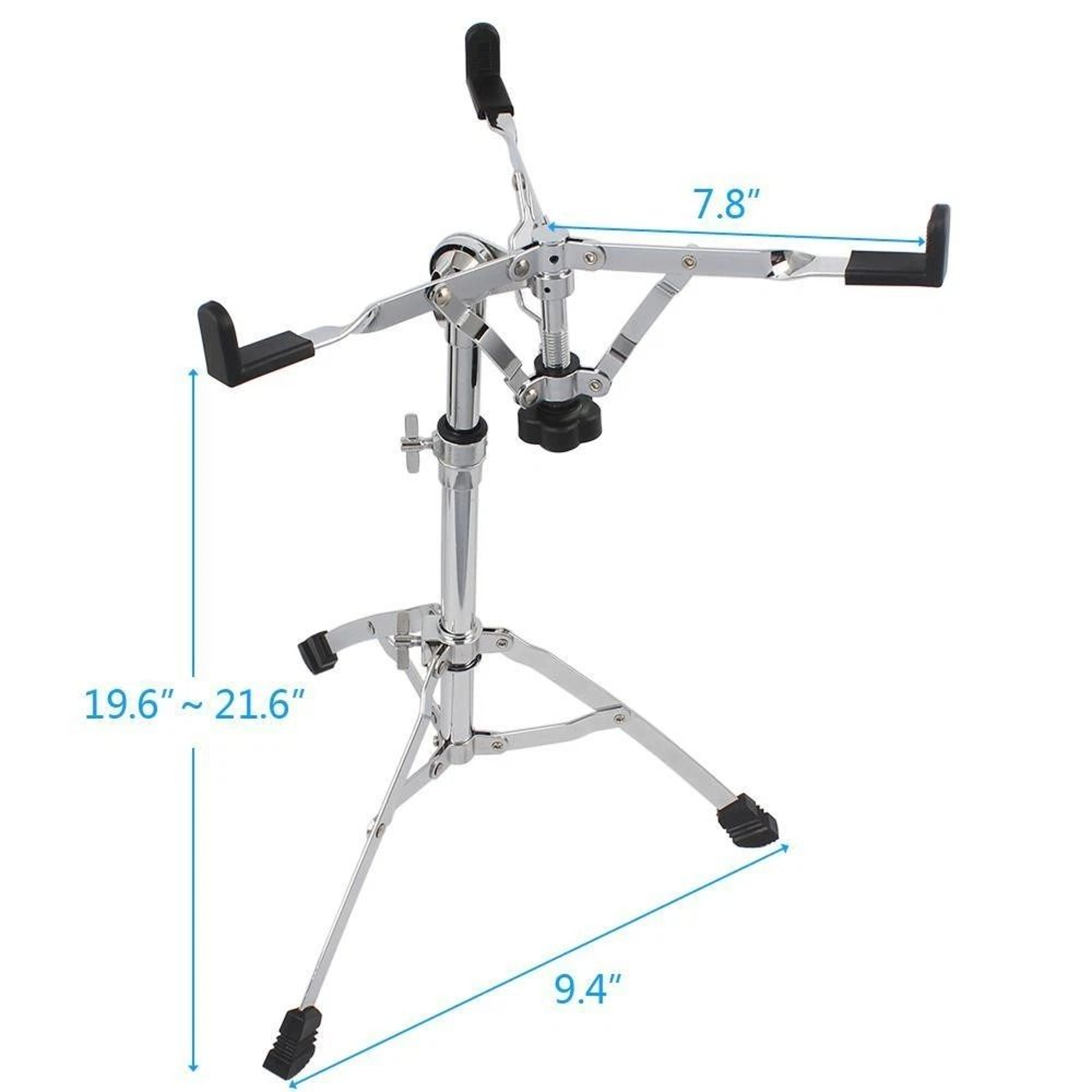 New Chrome Plating Snare Drum Stand Heavy Duty Hardware Percussion 10