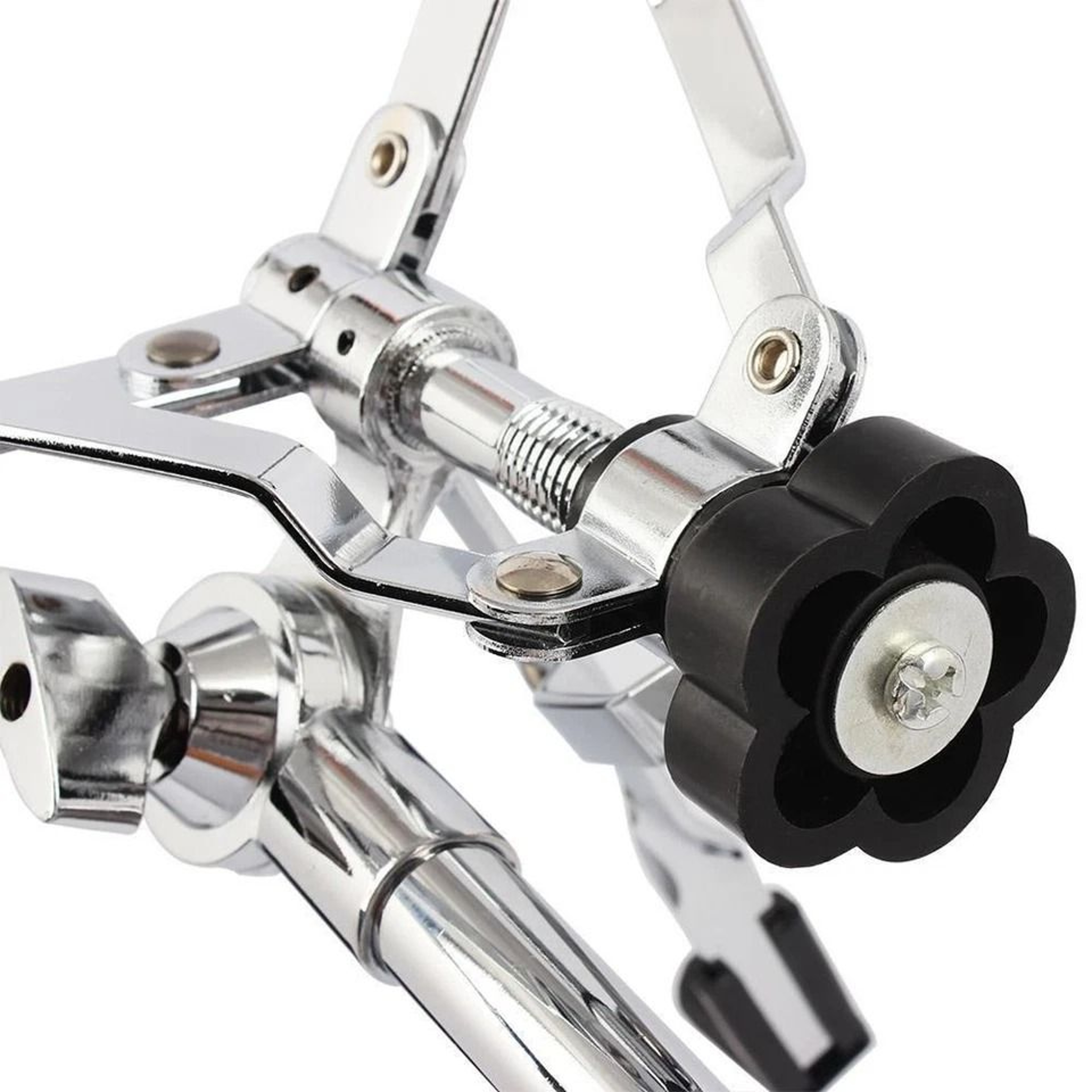 New Chrome Plating Snare Drum Stand Heavy Duty Hardware Percussion 5