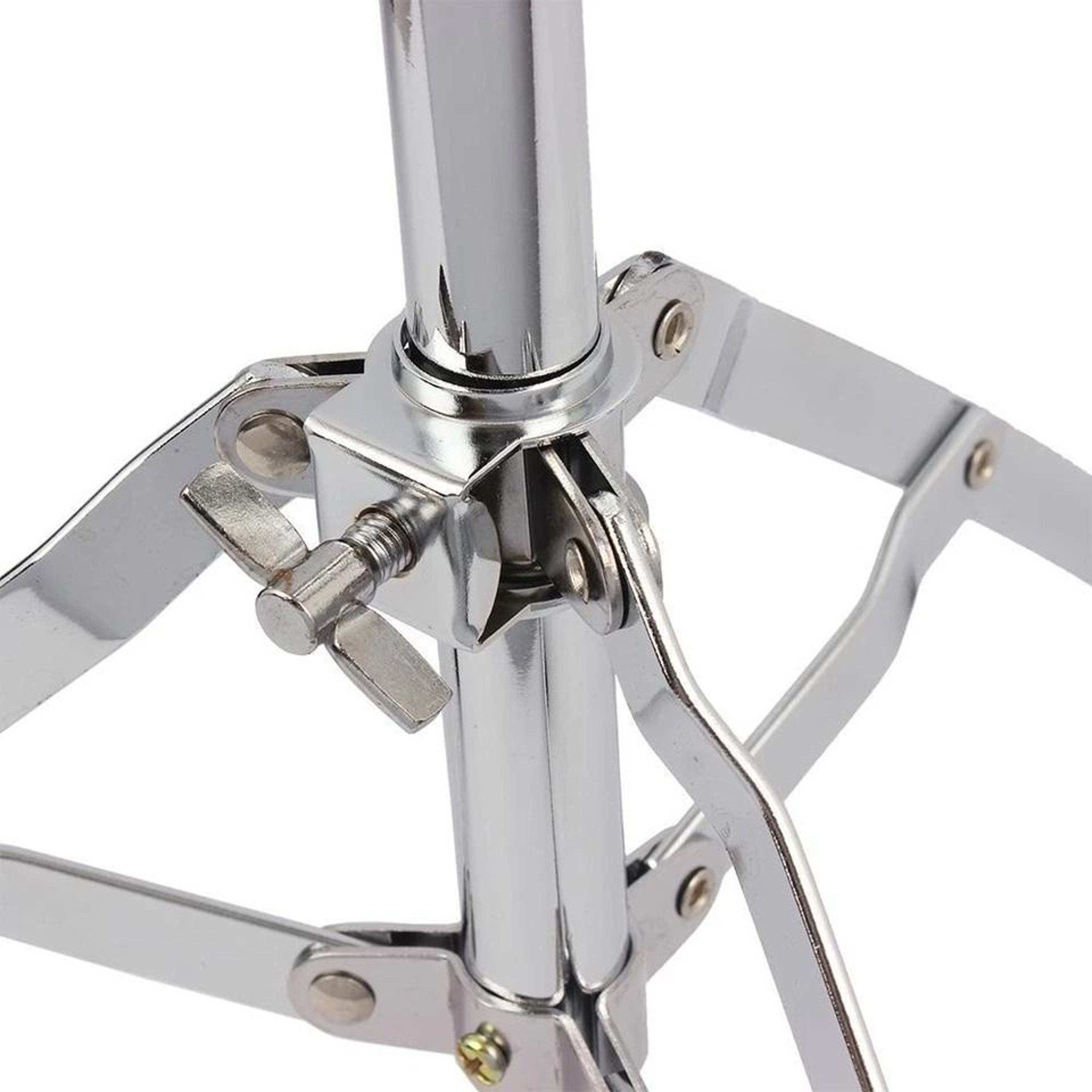 New Chrome Plating Snare Drum Stand Heavy Duty Hardware Percussion 8