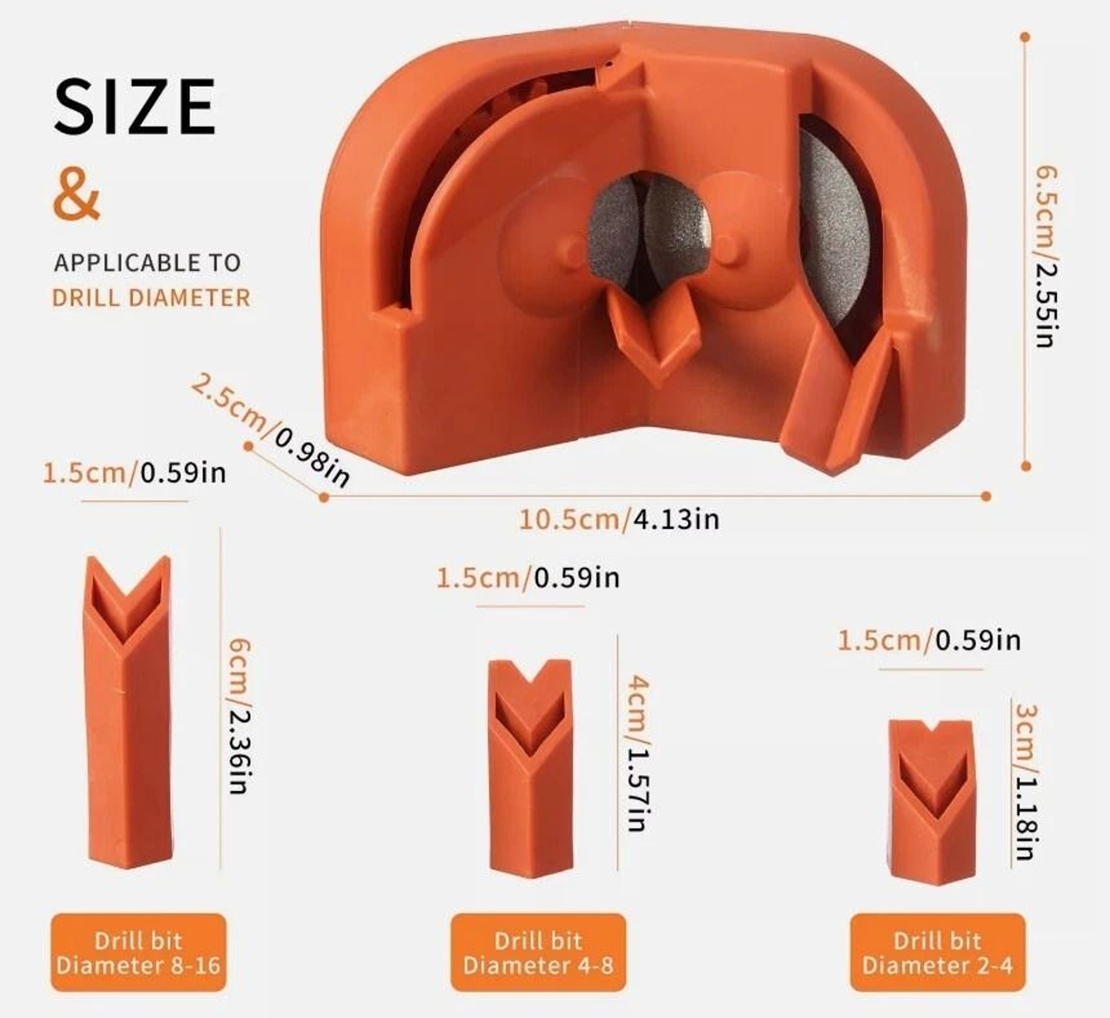 Multi Purpose Drill Bit Sharpener For Knives And Scissors Portable Sharpening Tool 1