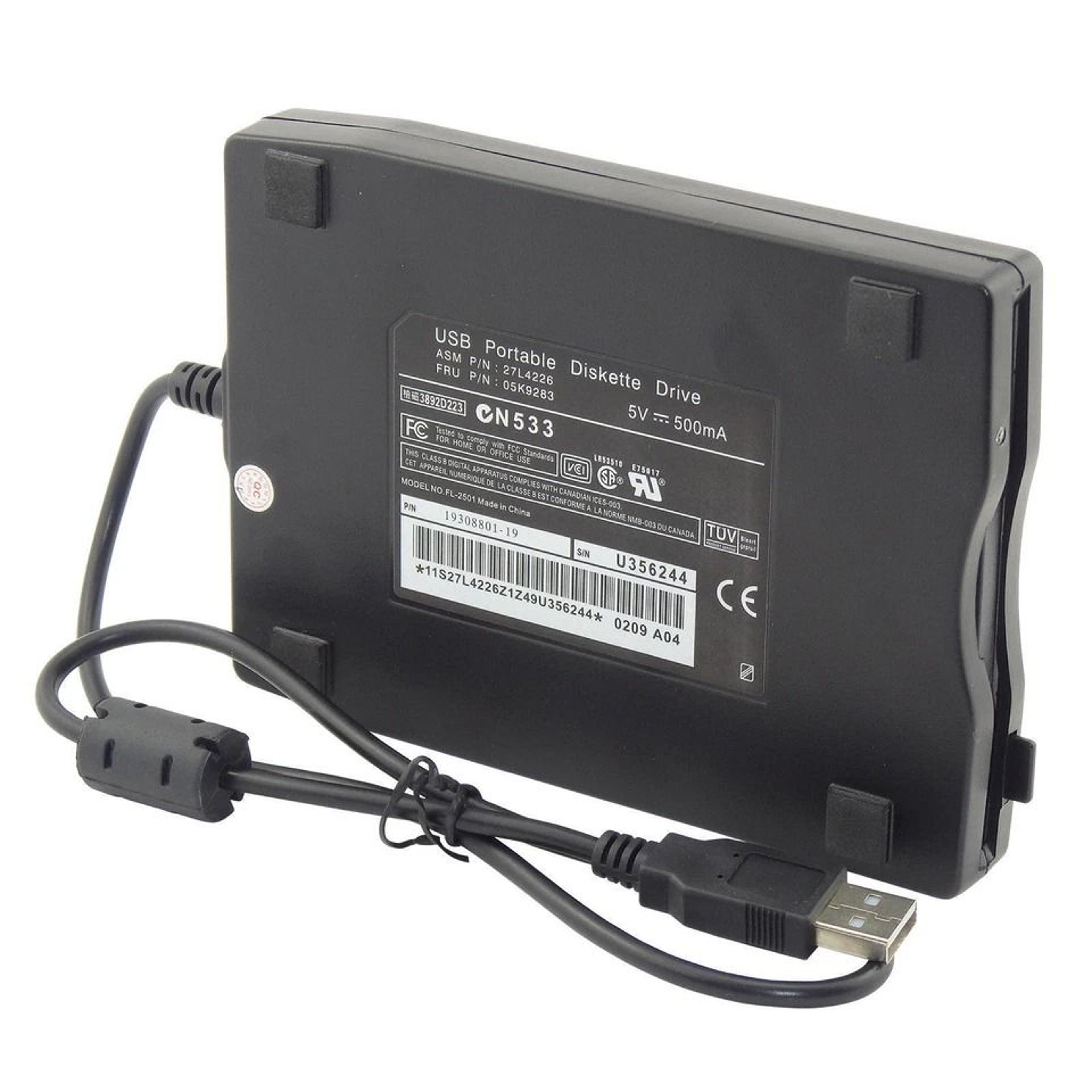 USB Floppy Disk Drive External Reader For PC Laptop And Mac 1
