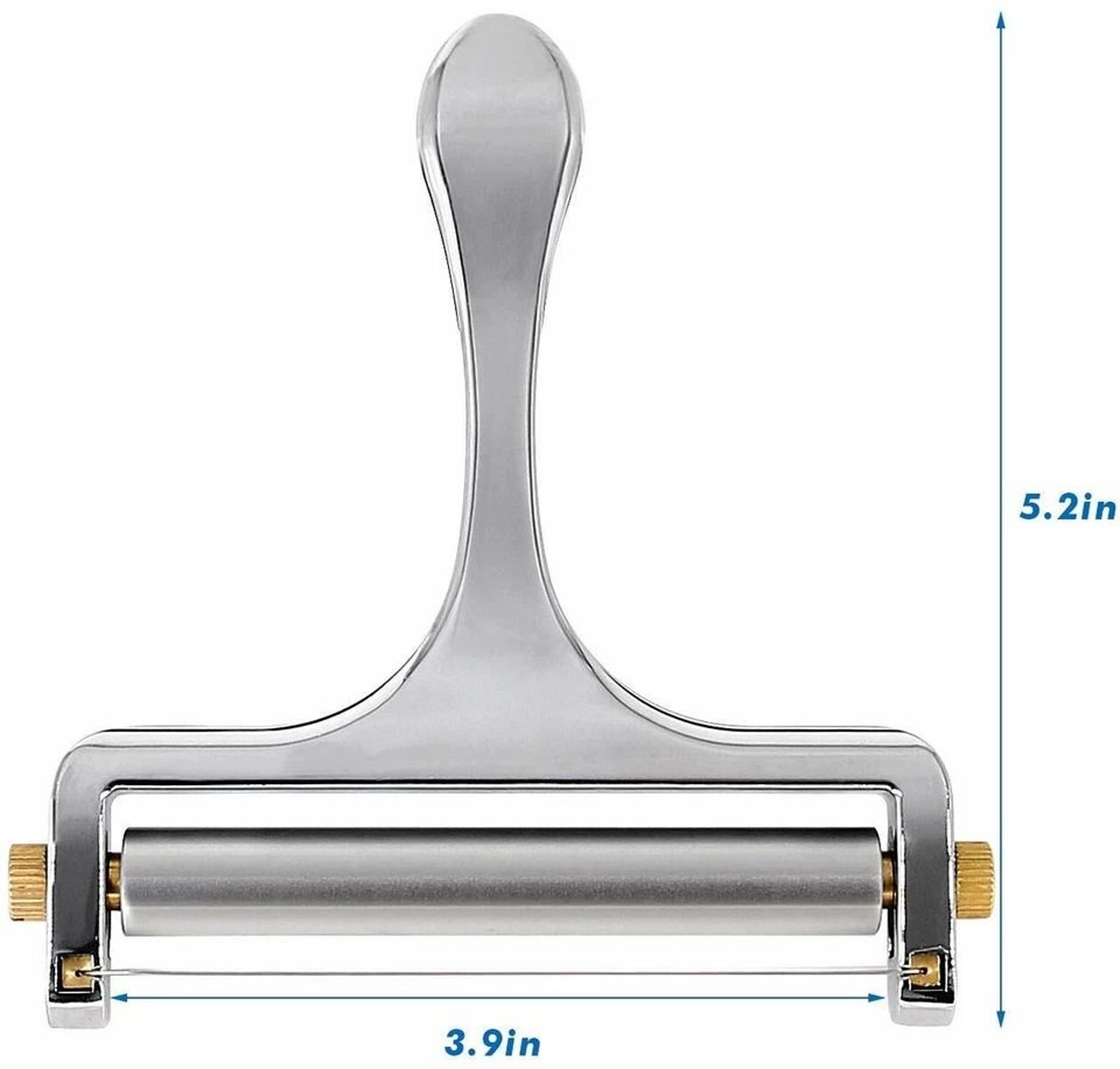 Adjustable Stainless Steel Wire Cheese Slicer For Even Effortless Slices 3