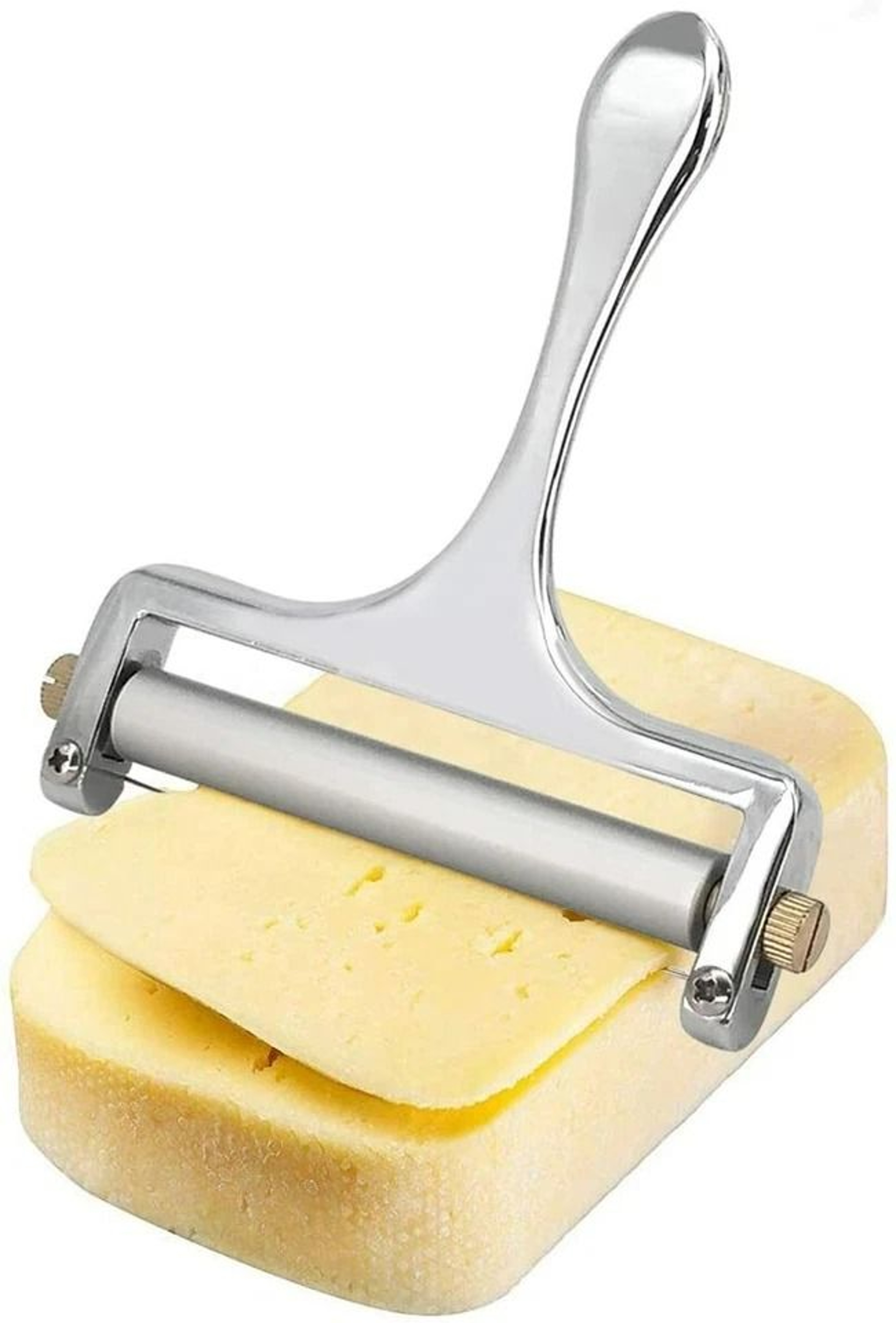 Adjustable Stainless Steel Wire Cheese Slicer For Even Effortless Slices 0