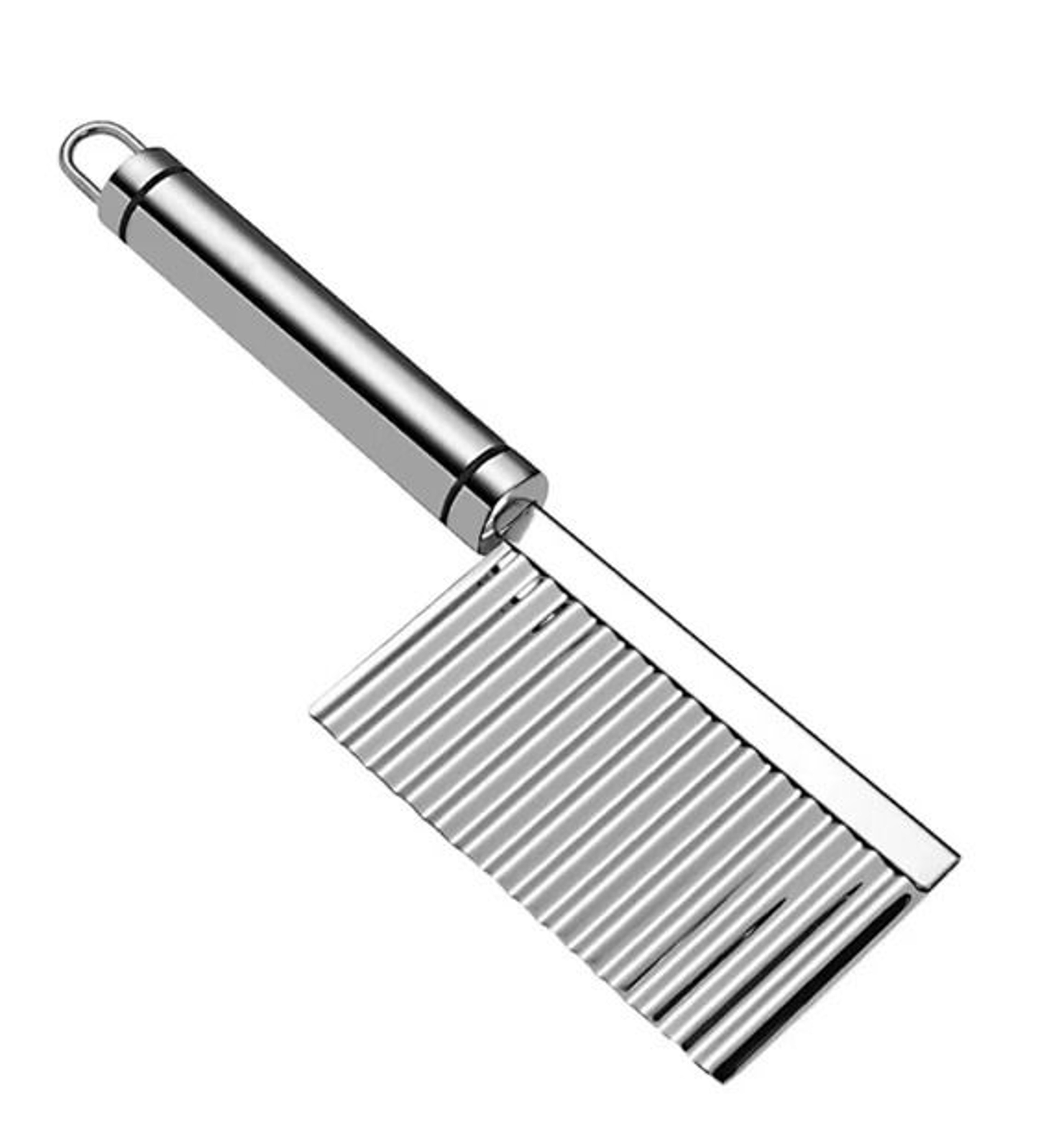 Stainless Steel Crinkle Cutter Potato Cutter And Wavy Vegetable Slicer 1